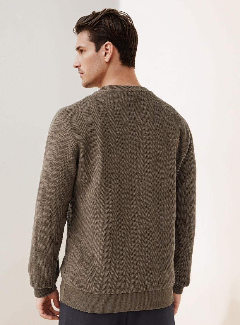 سويت شيرت بارز الملمس بياقة ضيقة-men-winterwear-hoodiesandsweatshirts-image-3