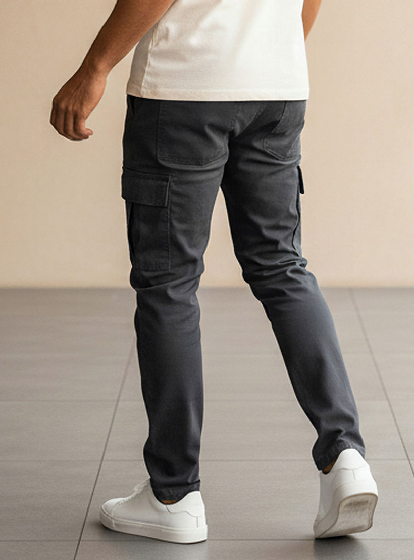 Men Slim Fit Flexi Waist Trousers-men-clothing-bottoms-trousersandchinos-trousers-image-3