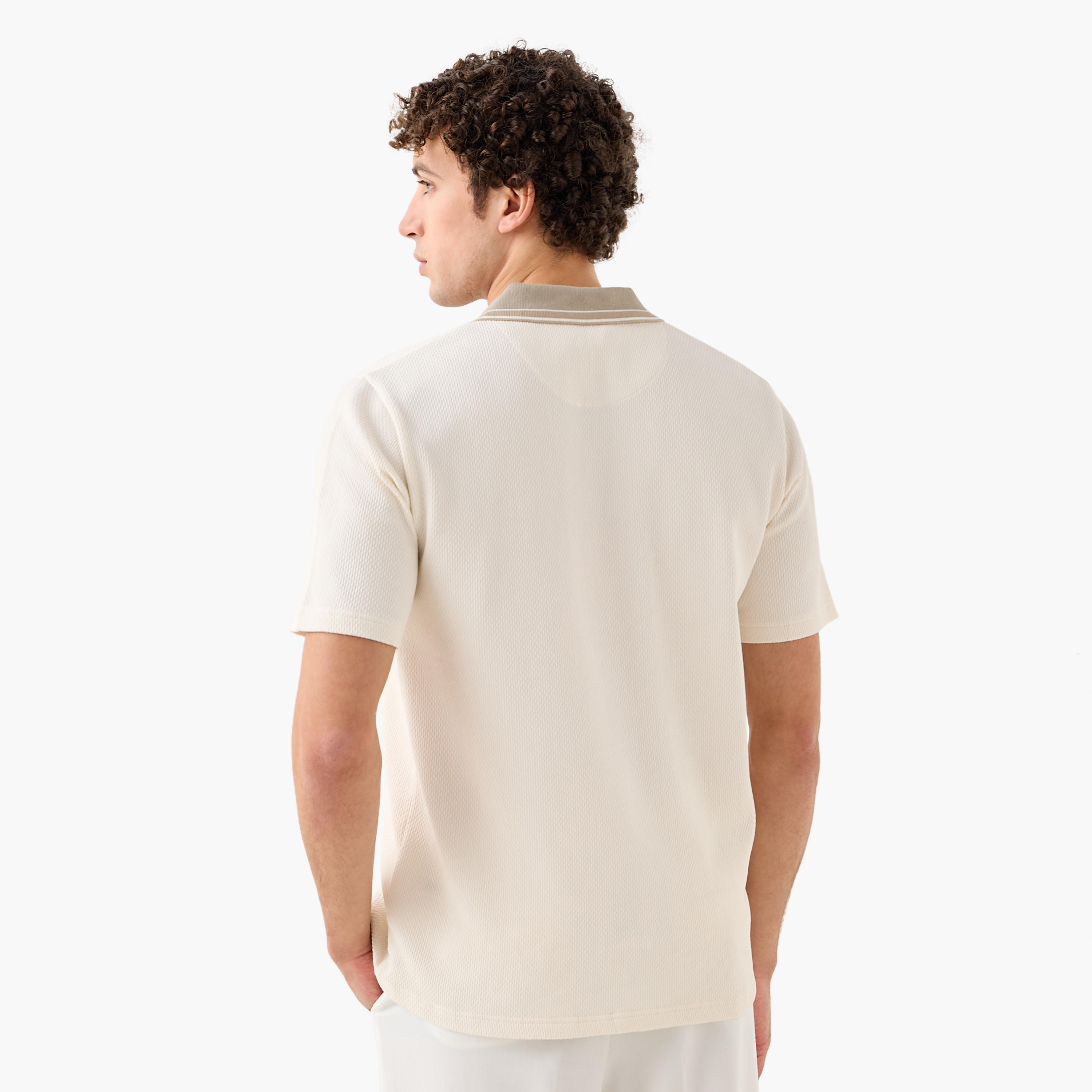 Regular Fit Jacquard Textured Shirt-men-clothing-shirts-image-4