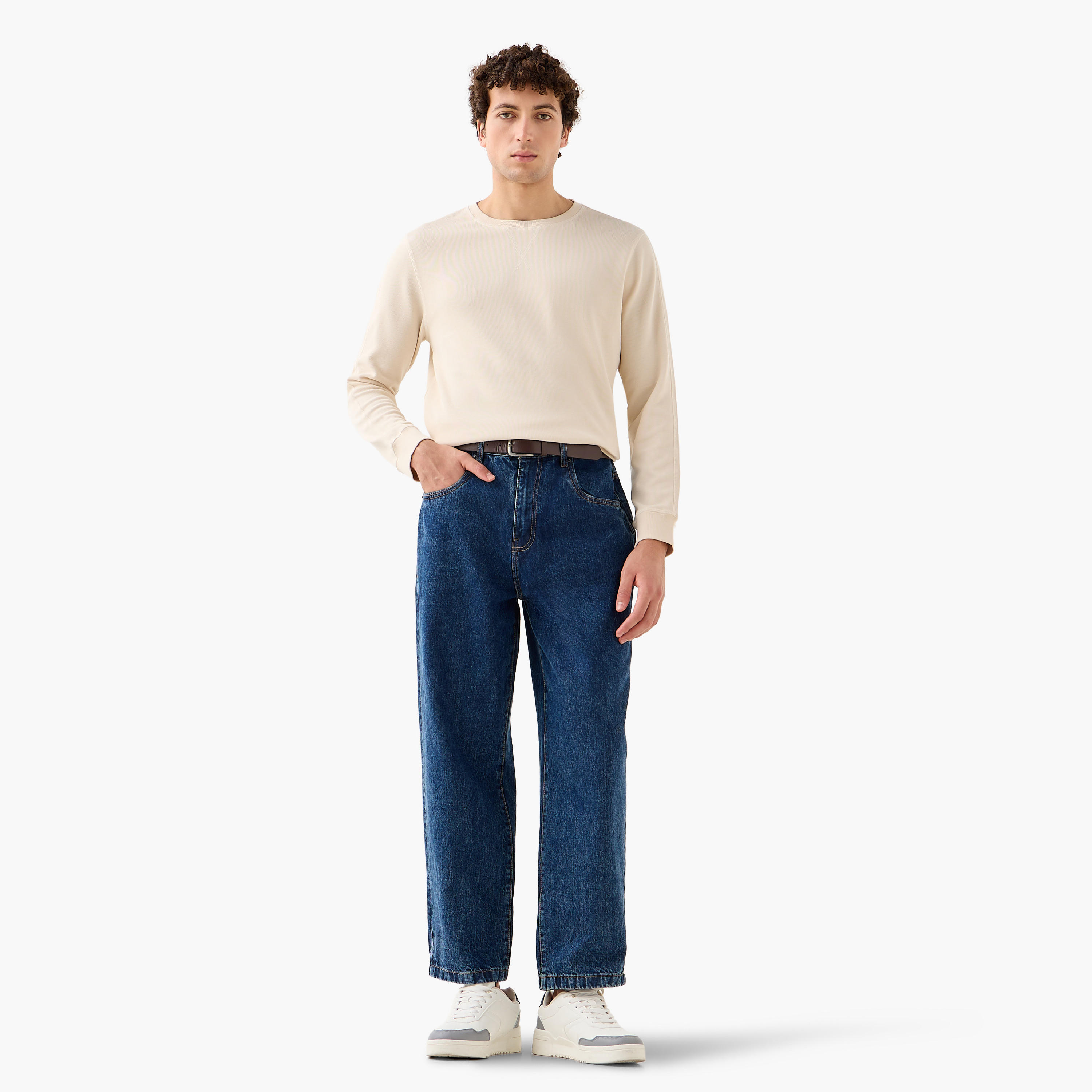 Fine Ribbed Sweatshirt-men-winterwear-hoodiesandsweatshirts-image-2