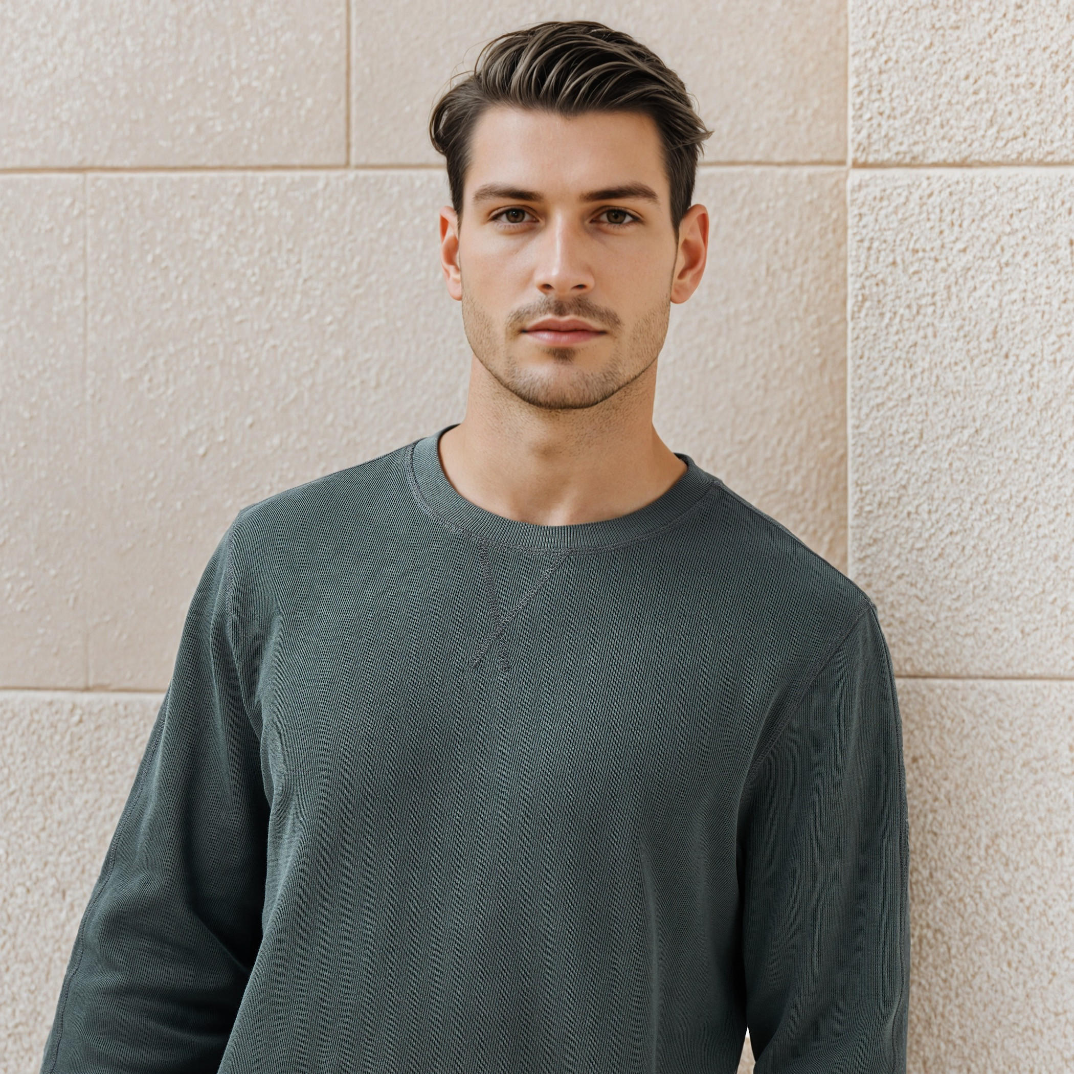 Fine Ribbed Sweatshirt-men-winterwear-hoodiesandsweatshirts-image-4