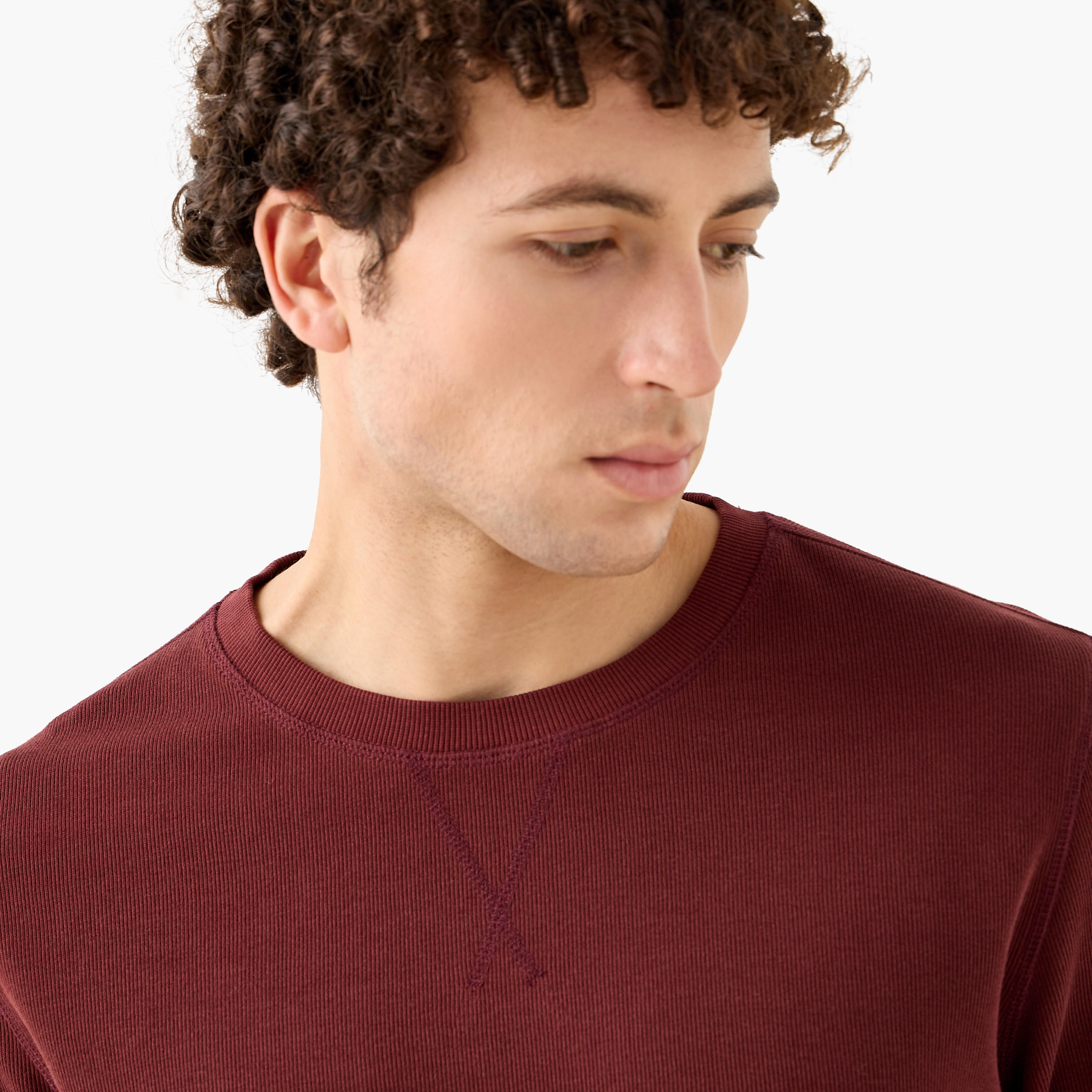 Fine Ribbed Sweatshirt-men-winterwear-hoodiesandsweatshirts-image-4