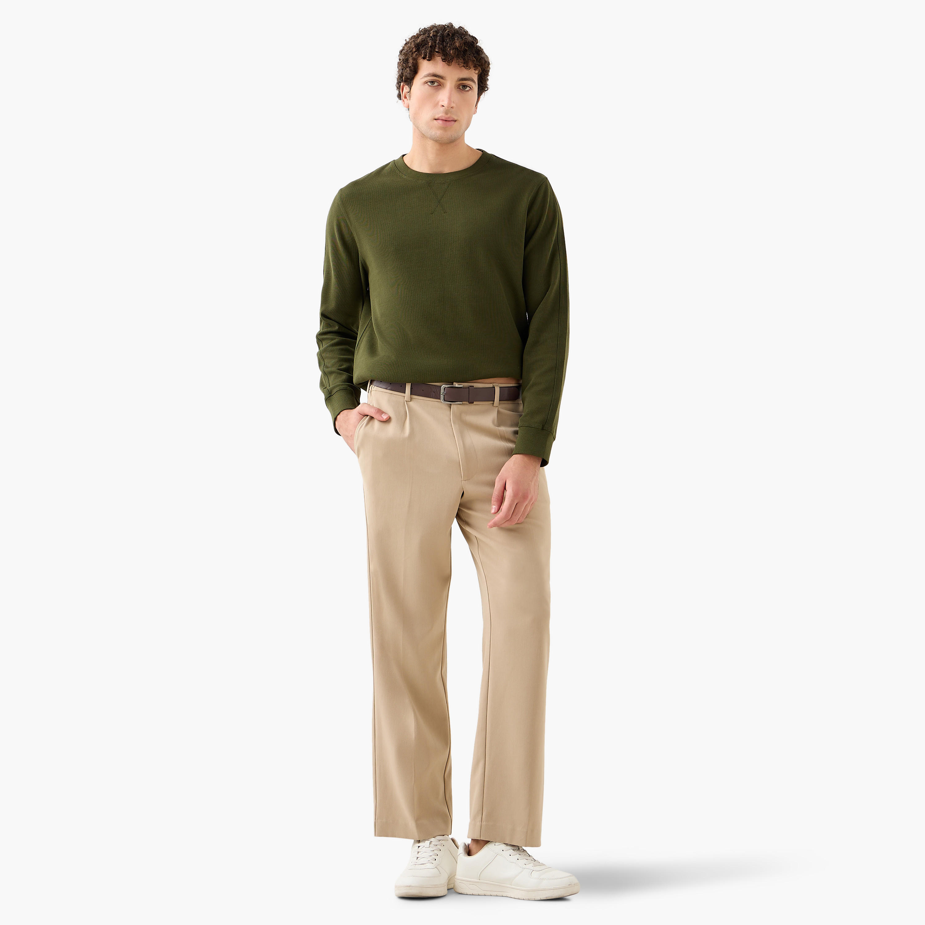 Fine Ribbed Sweatshirt-men-winterwear-hoodiesandsweatshirts-image-2