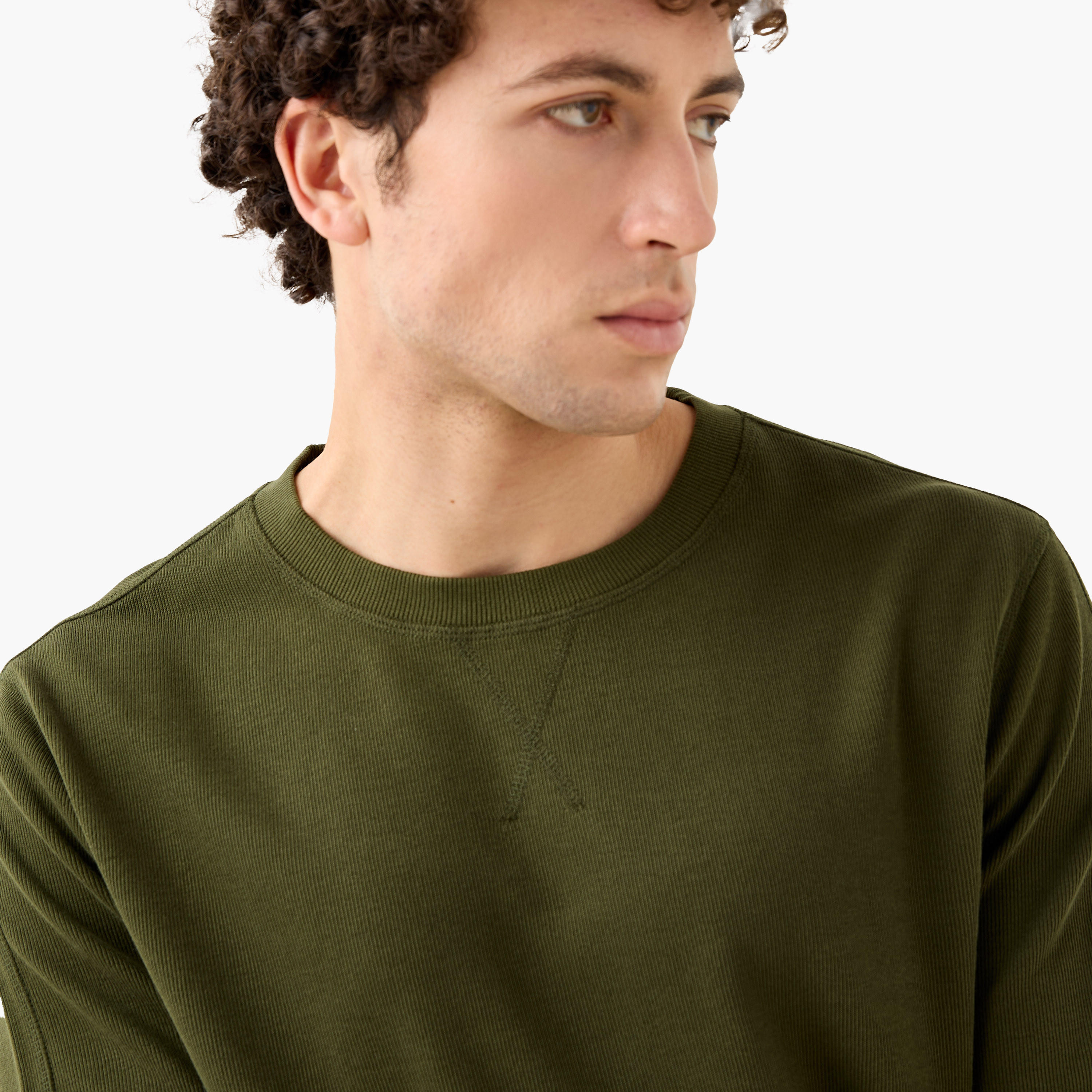 Fine Ribbed Sweatshirt-men-winterwear-hoodiesandsweatshirts-image-4