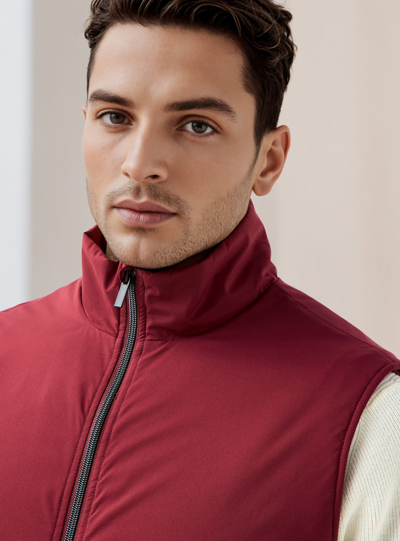 جاكيت جيليه رجالي بياقة عالية وقصة عادية-men-clothing-jacketsandblazers-jackets-image-5