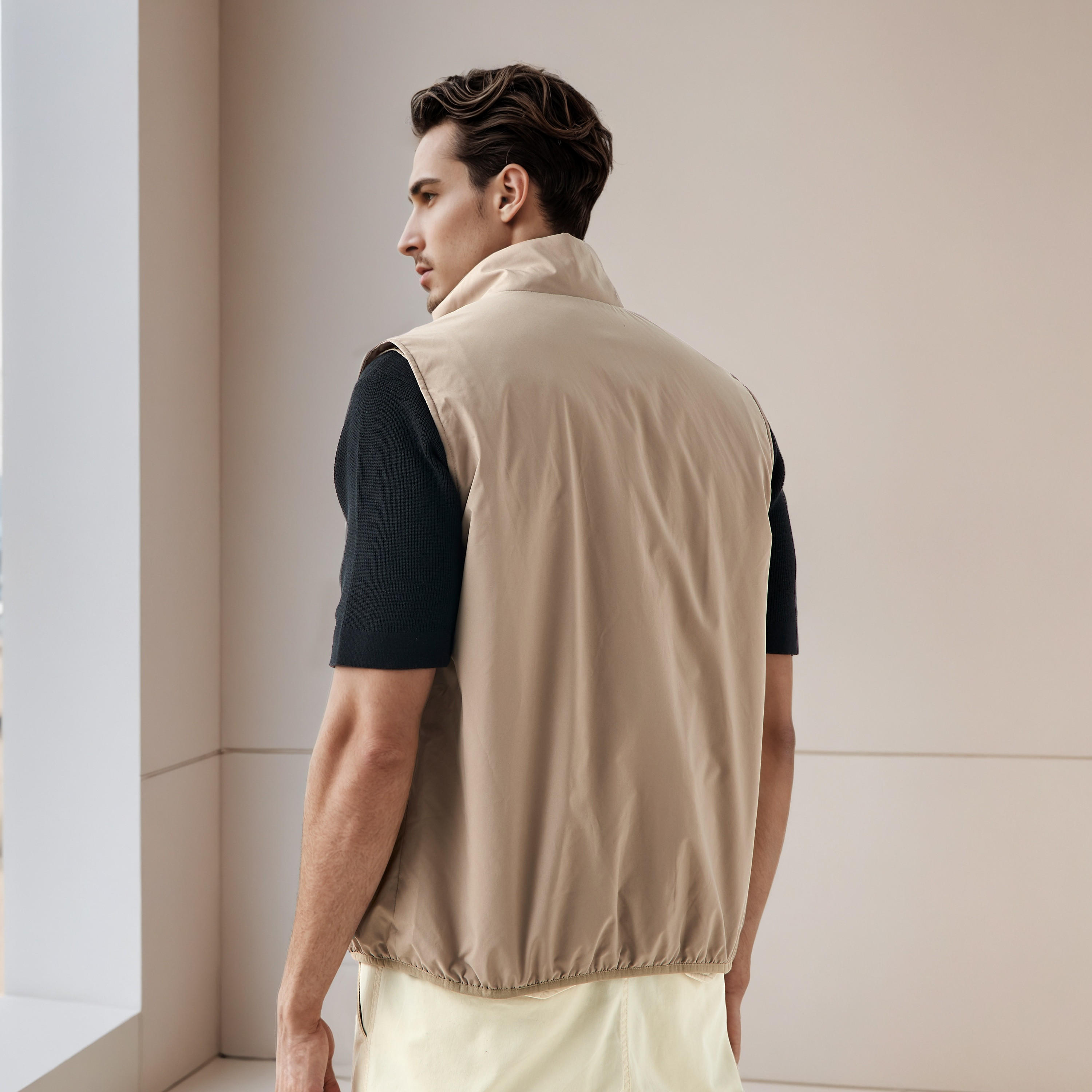 Men Regular Fit High Neck Gilet-men-clothing-jacketsandblazers-jackets-image-3