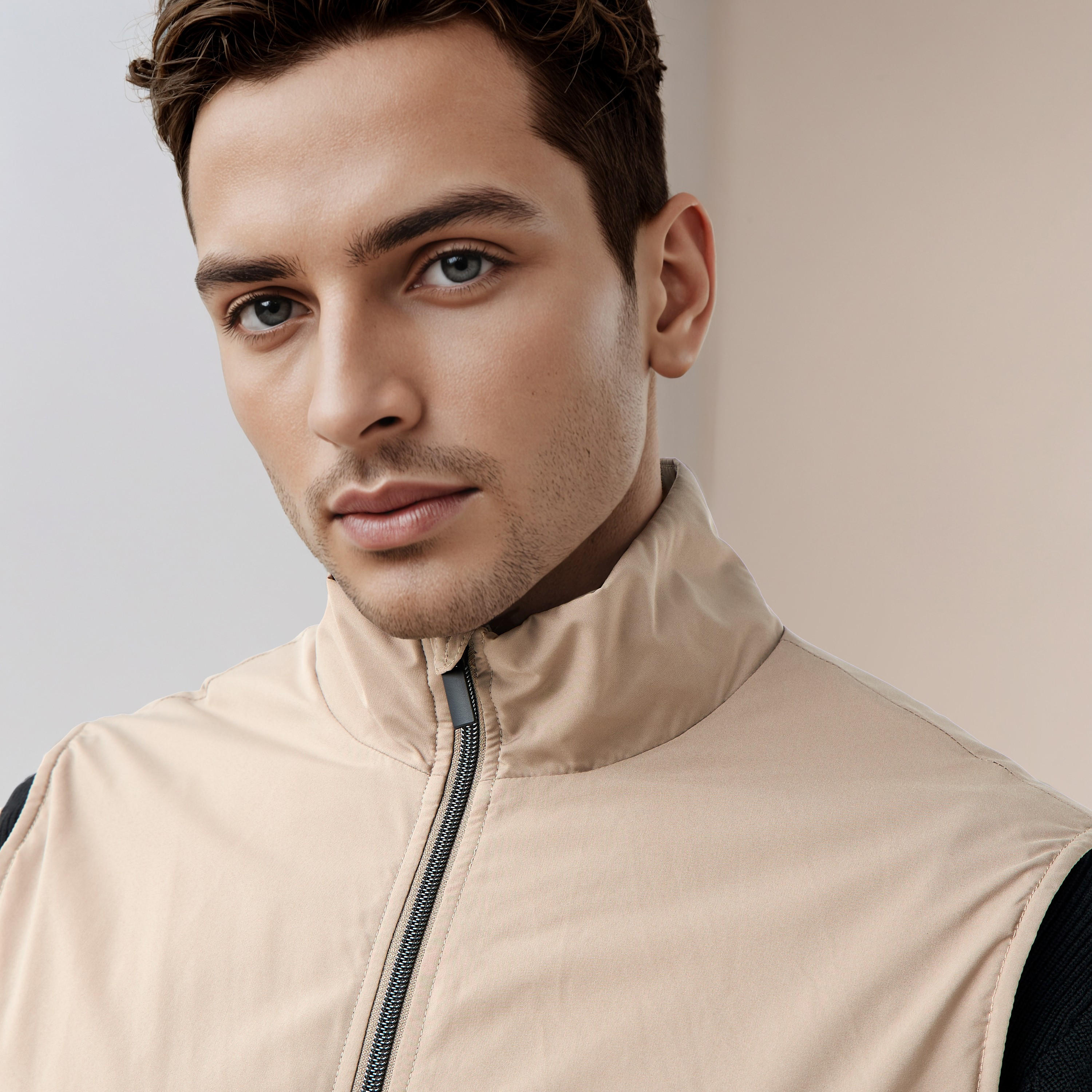 Men Regular Fit High Neck Gilet-men-clothing-jacketsandblazers-jackets-image-4