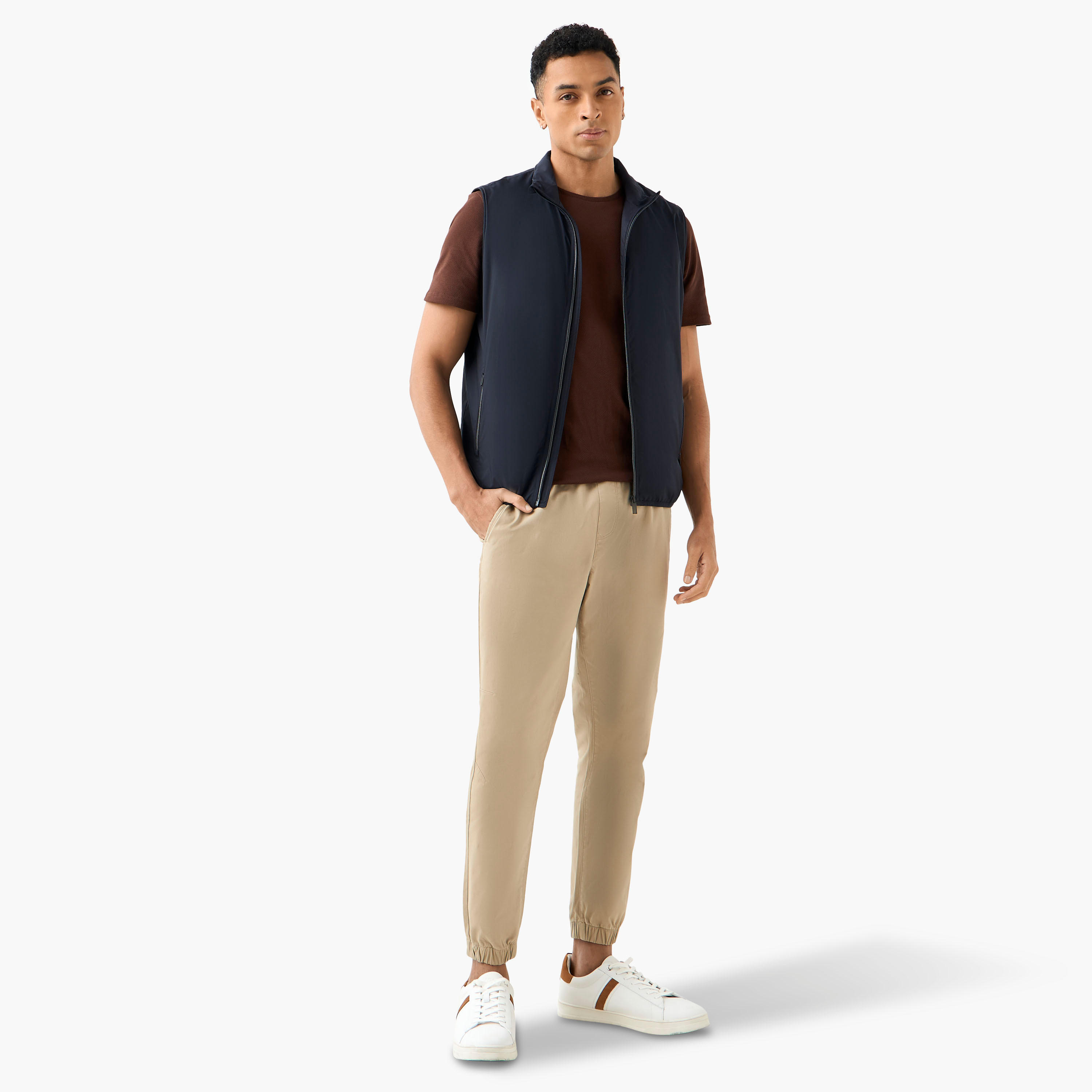 Men Regular Fit High Neck Gilet-men-clothing-jacketsandblazers-jackets-image-2