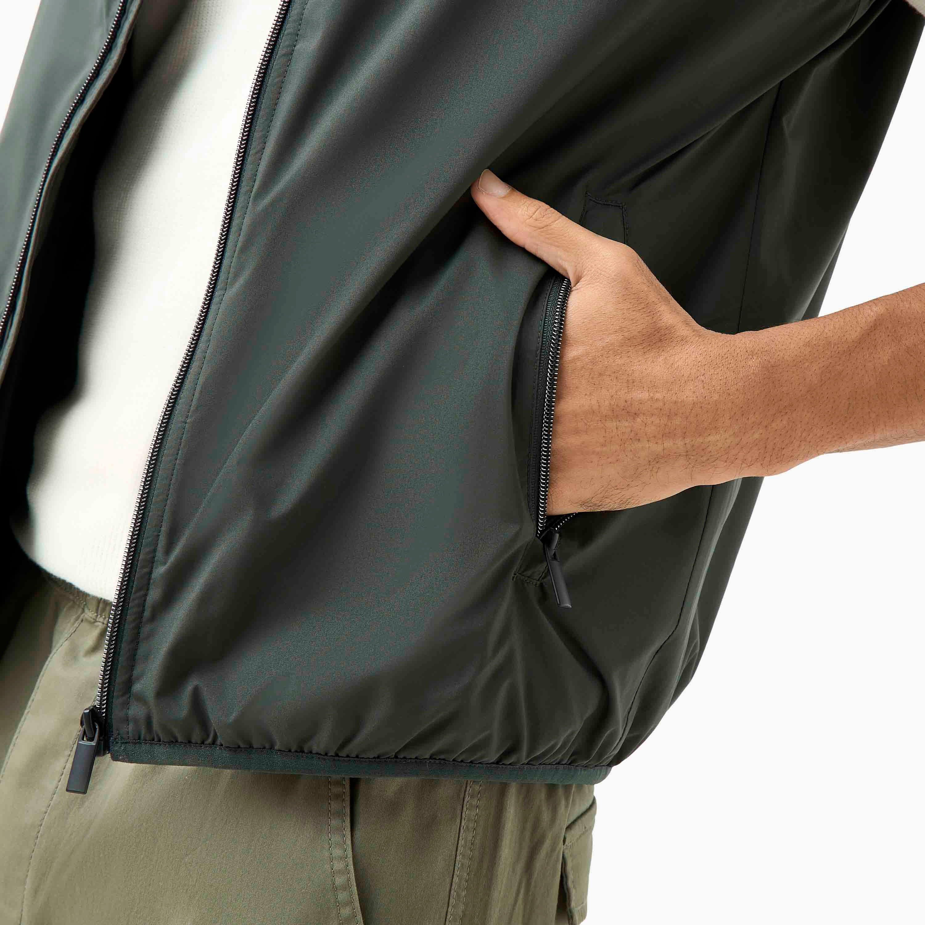 جاكيت جيليه رجالي بياقة عالية وقصة عادية-men-clothing-jacketsandblazers-jackets-image-2