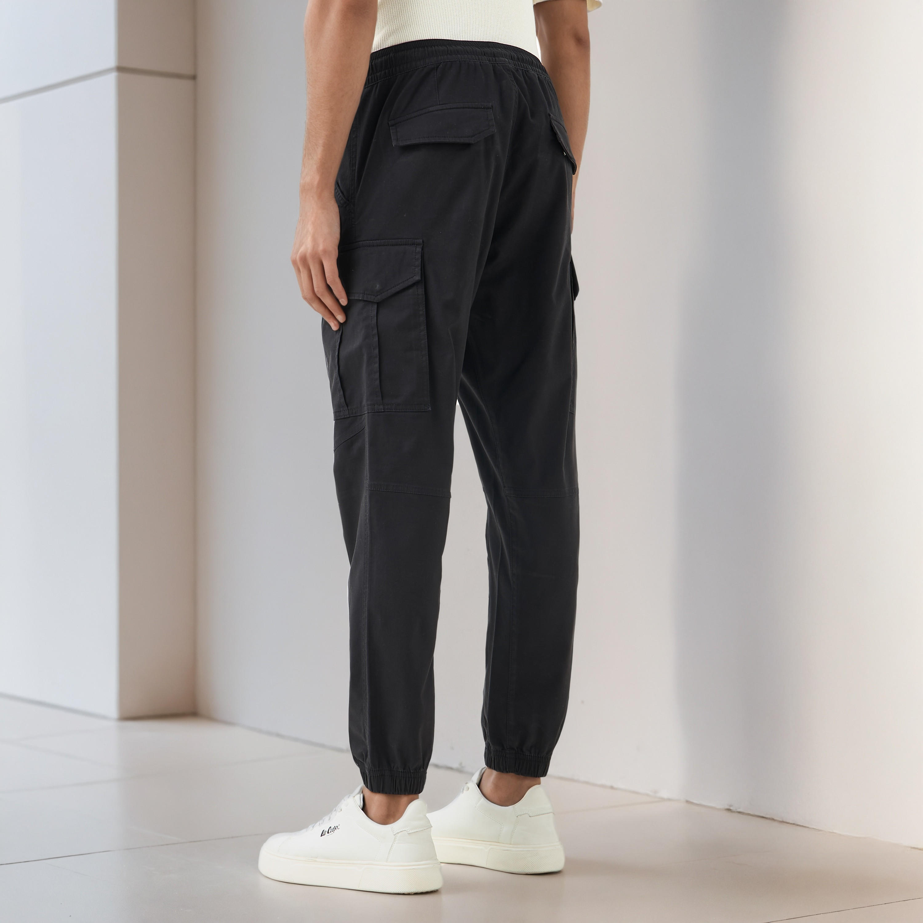Men Slim Fit Cargo Flexi Waist Joggers-men-clothing-bottoms-joggers-image-3