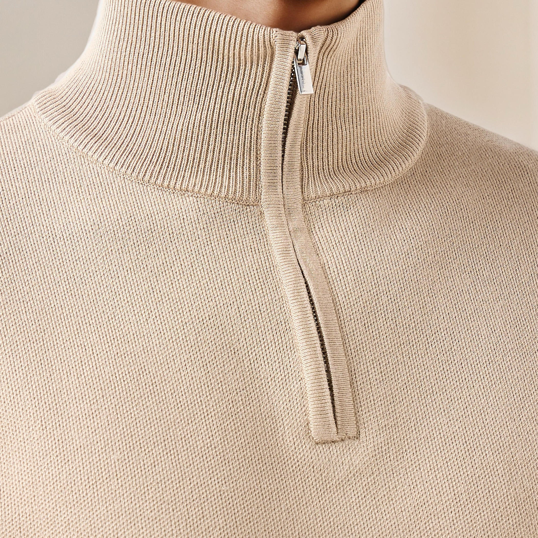Textured Sweater with Mock Neck-men-clothing-sweatersandpullovers-image-5