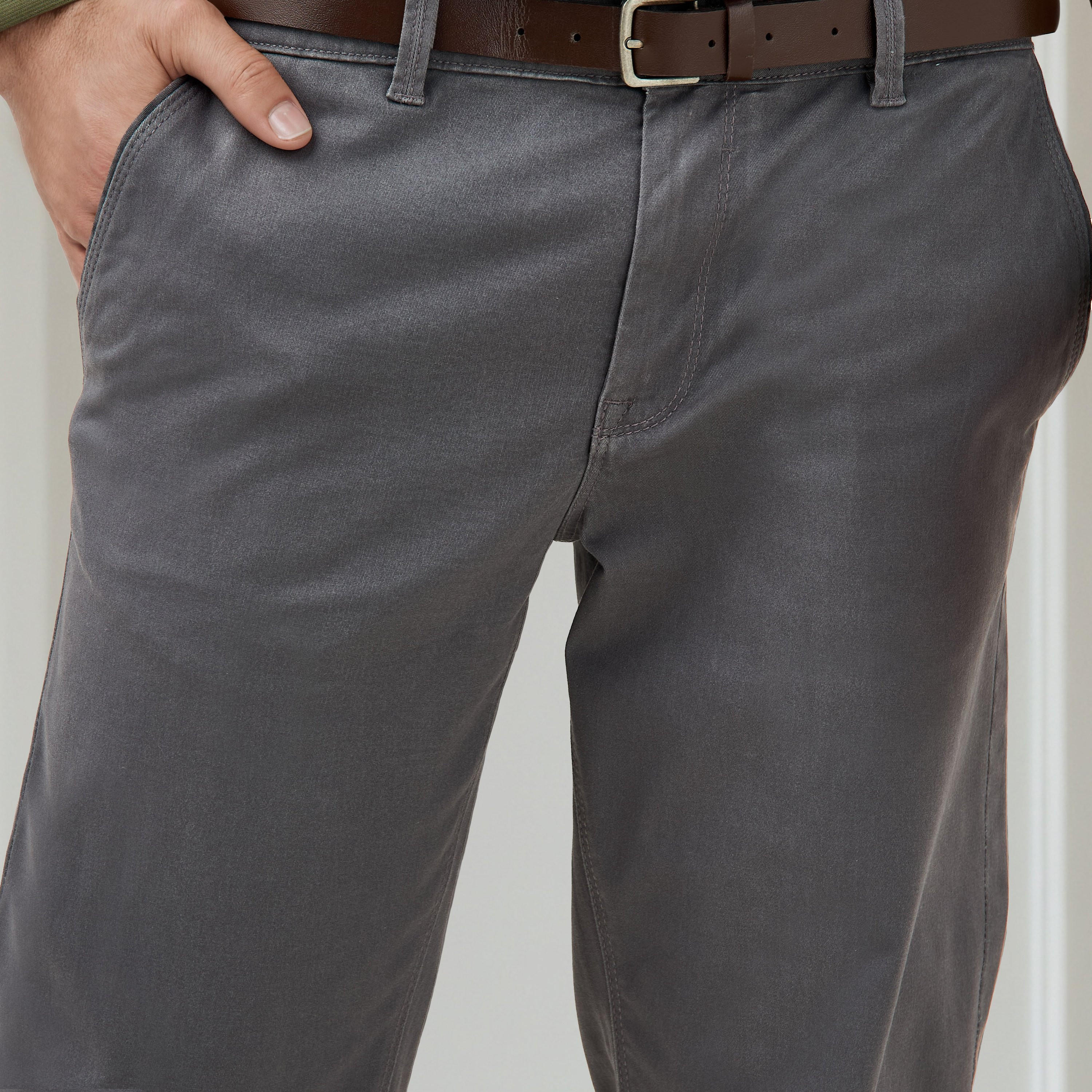 بنطلون تشينو بقصّة سليم وجيوب وحزام-men-clothing-bottoms-trousersandchinos-chinos-image-4
