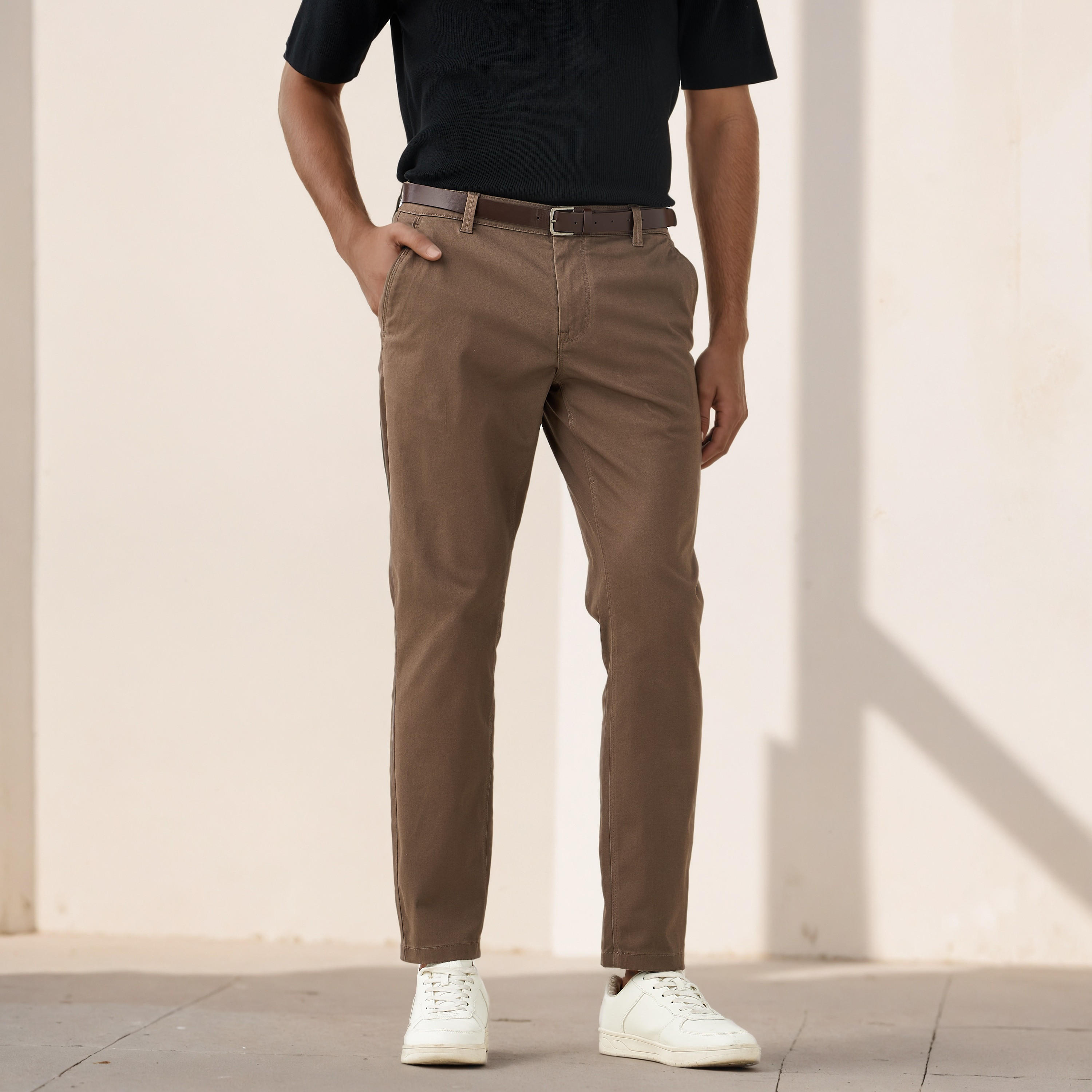 Slim Fit Belted Chino Pants with Pockets-men-clothing-bottoms-trousersandchinos-chinos-image-1