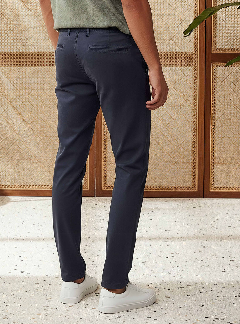 بنطلون تشينو رجالي بقصة ضيقة من مزيج قطني-men-clothing-bottoms-trousersandchinos-chinos-image-3