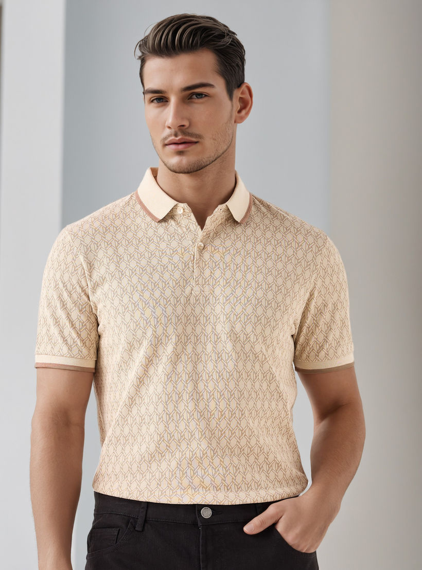 Printed Regular Fit Polo T-shirt-men-clothing-tshirtsandpolos-polos-image-1