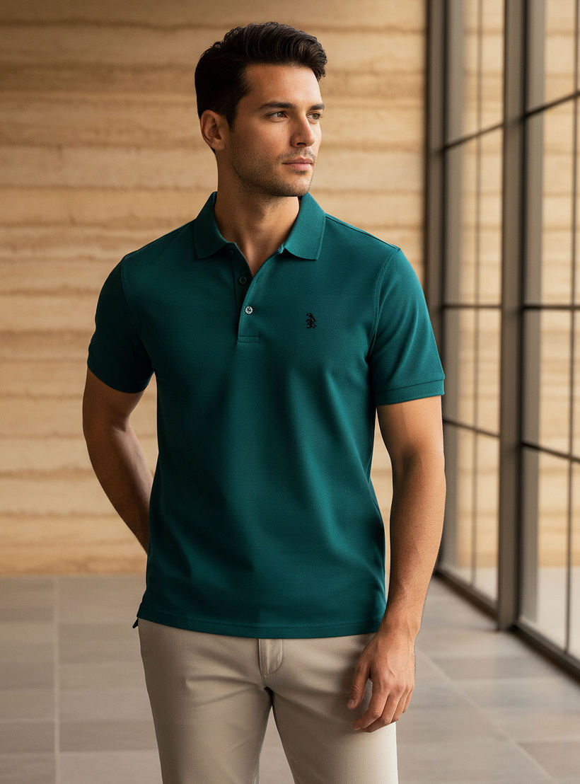 Emperor Men Short Sleeves Polo T-shirt-men-clothing-tshirtsandpolos-polos-image-1