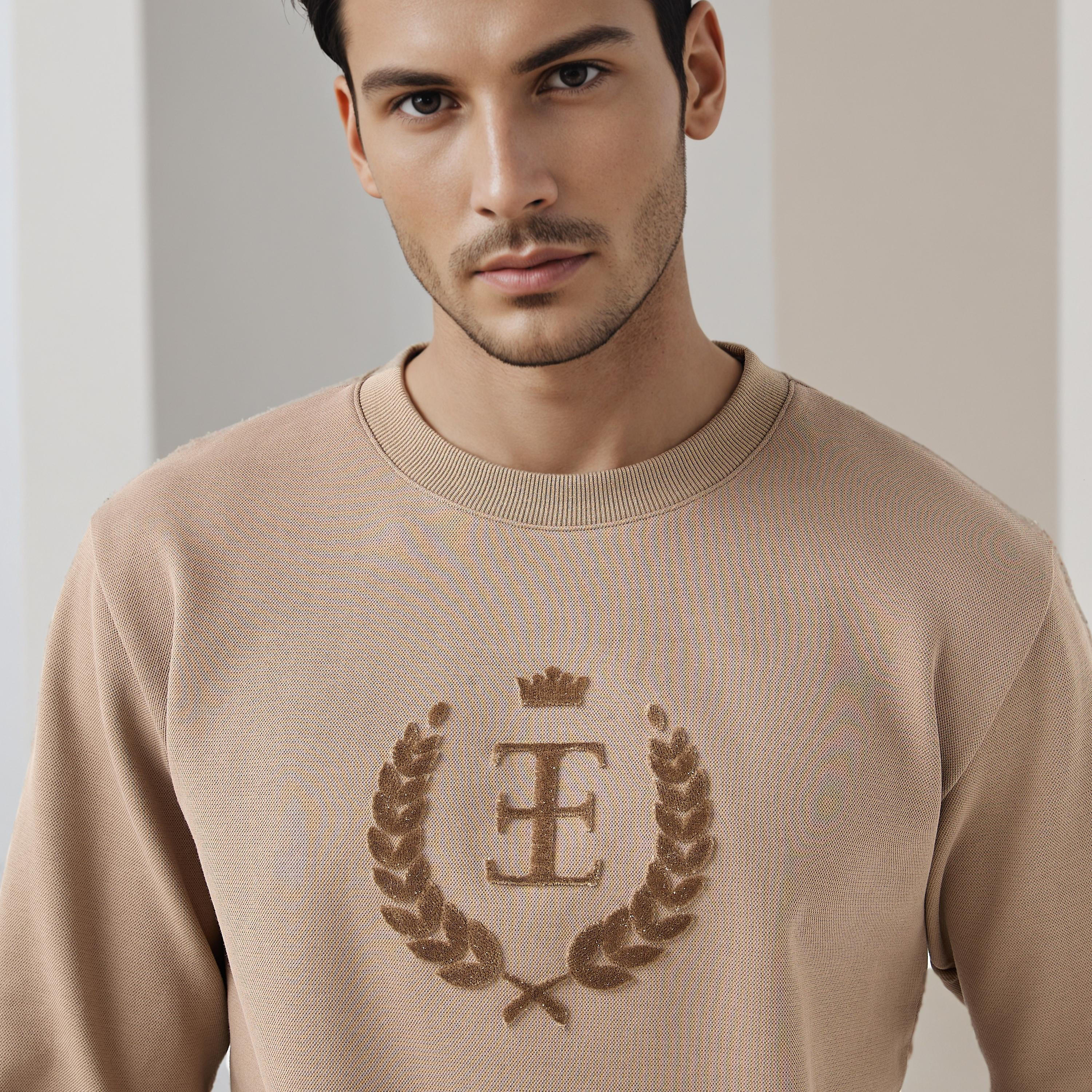 Emperor Men Relaxed Fit Cotton Blend Sweatshirt-men-winterwear-hoodiesandsweatshirts-image-5