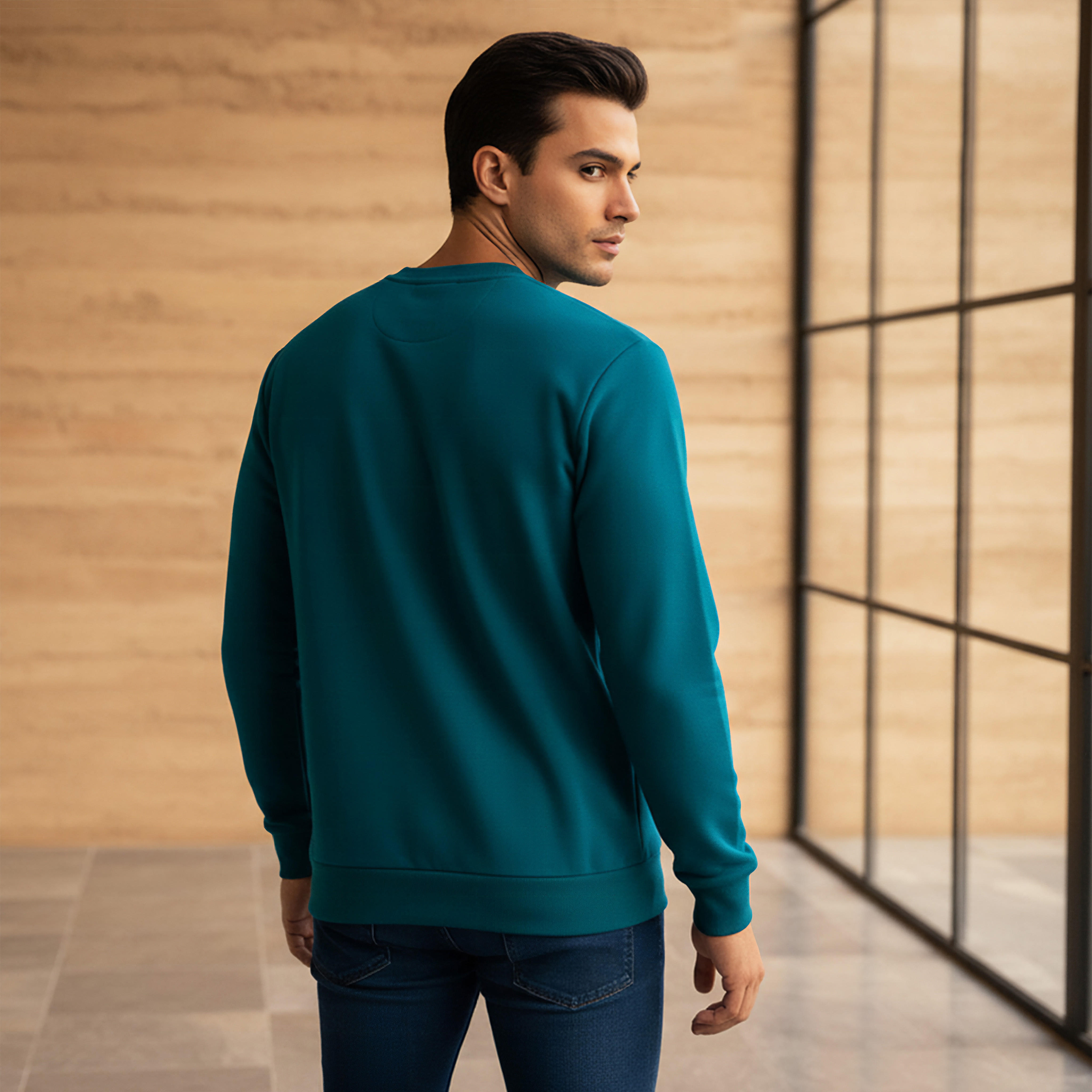 Emperor Men Relaxed Fit Cotton Blend Sweatshirt-men-winterwear-hoodiesandsweatshirts-image-3