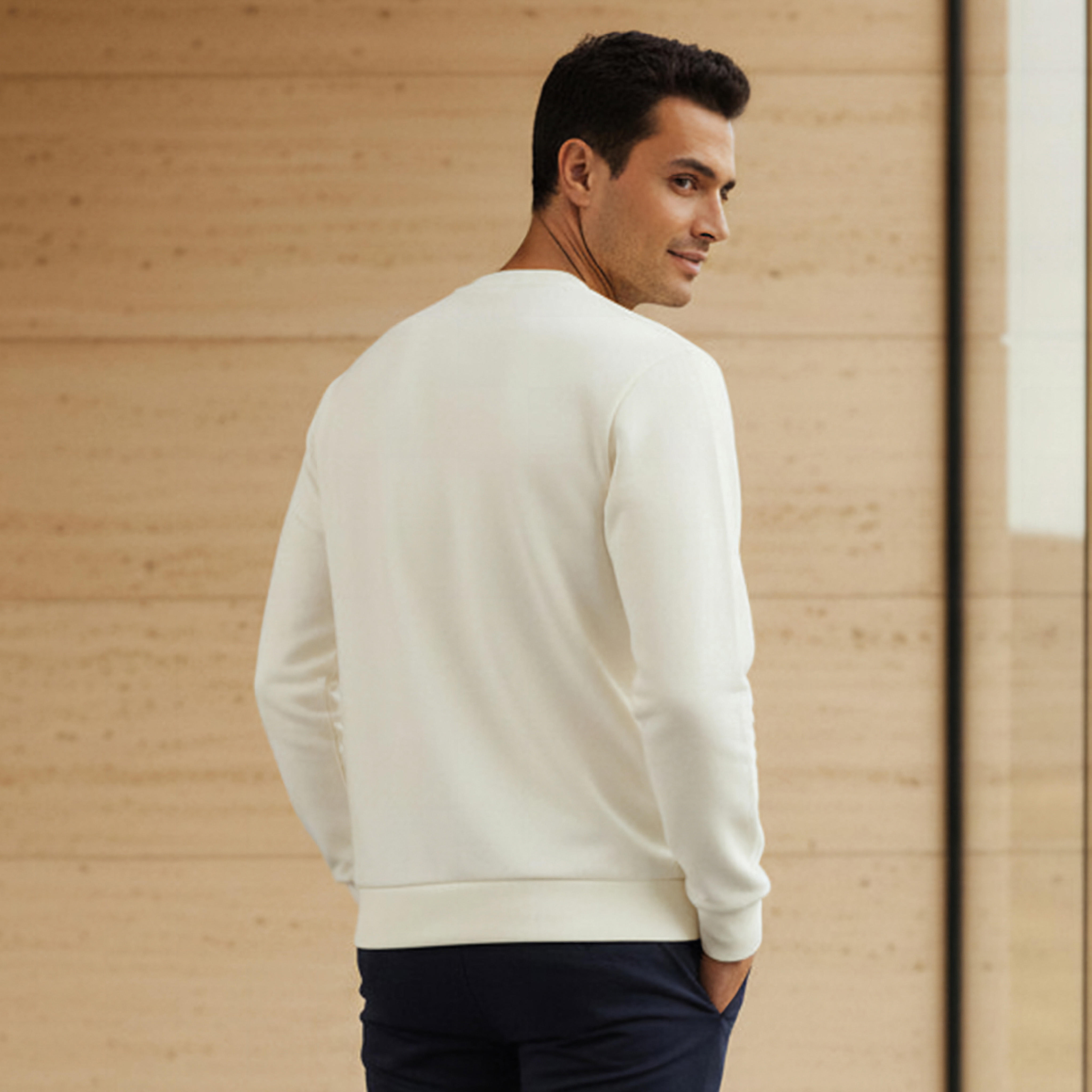 Emperor Men Relaxed Fit Cotton Blend Sweatshirt-men-winterwear-hoodiesandsweatshirts-image-3