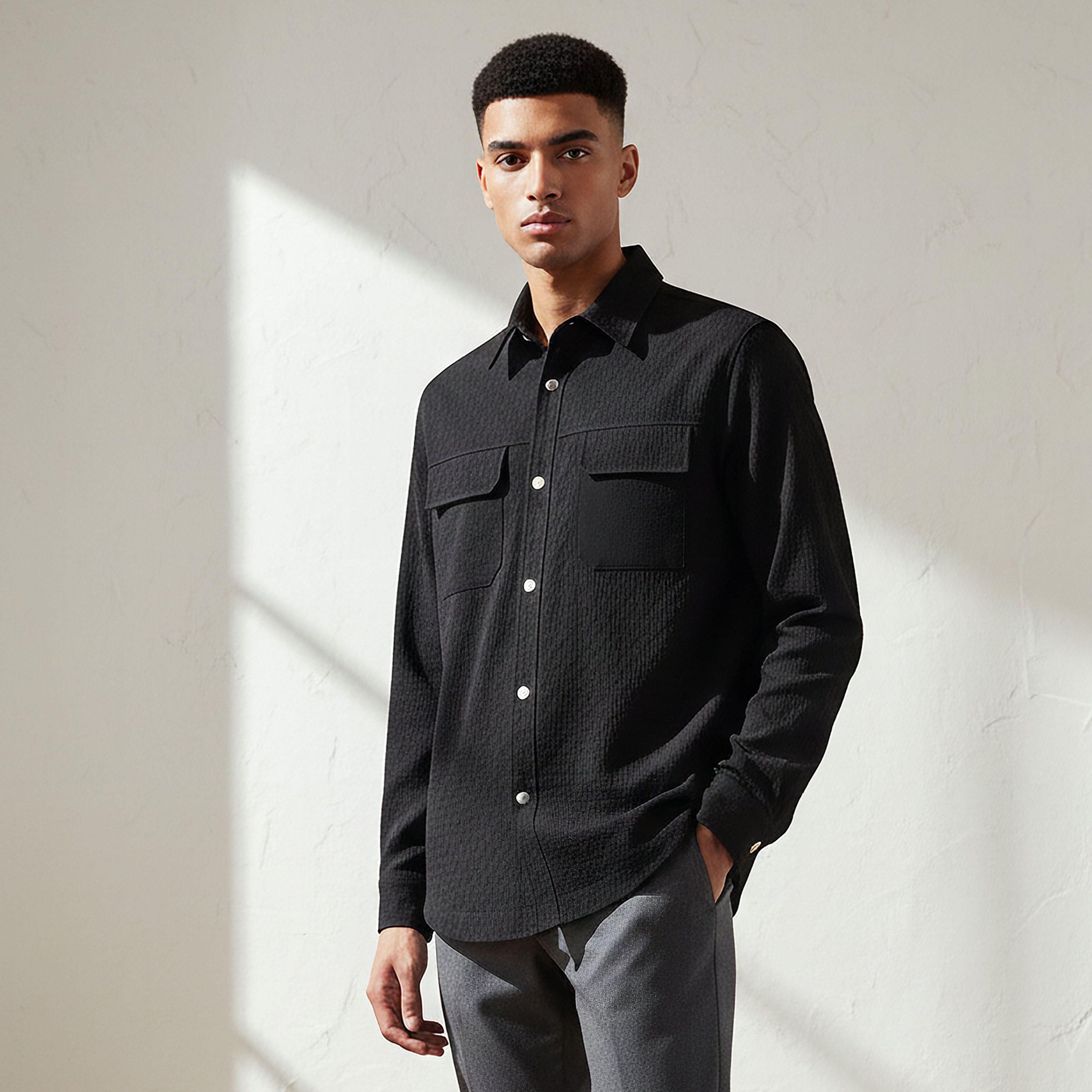شاكيت بارز الملمس بقصّة عادية للرجال من إمبرور-men-clothing-jacketsandblazers-jackets-image-5