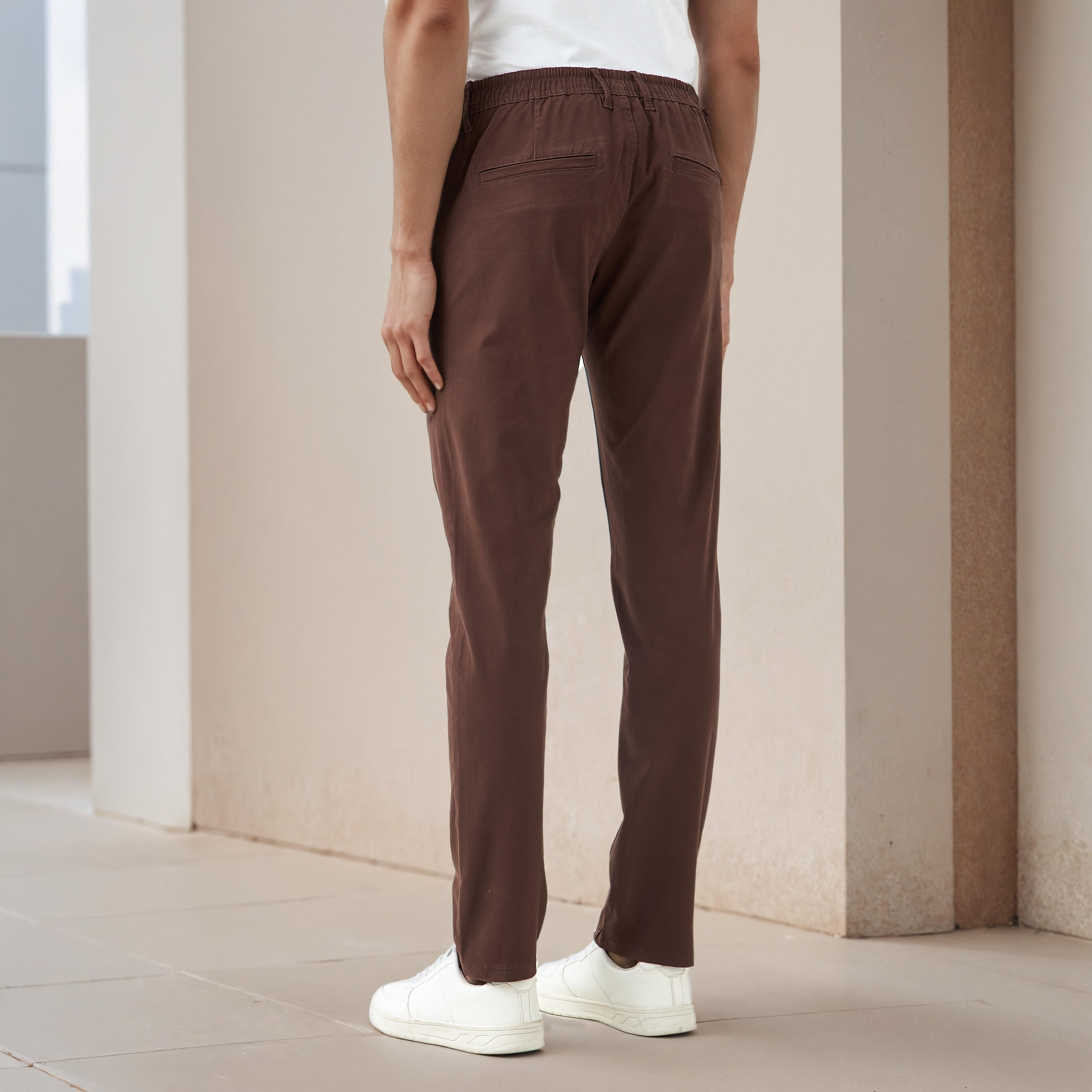 Men Slim Fit Wrinkle Free Flexi Waist Chinos-men-clothing-bottoms-trousersandchinos-chinos-image-3