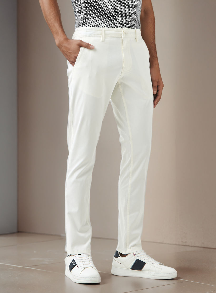 Men Slim Fit Wrinkle Free Flexi Waist Chinos-men-clothing-bottoms-trousersandchinos-chinos-image-1