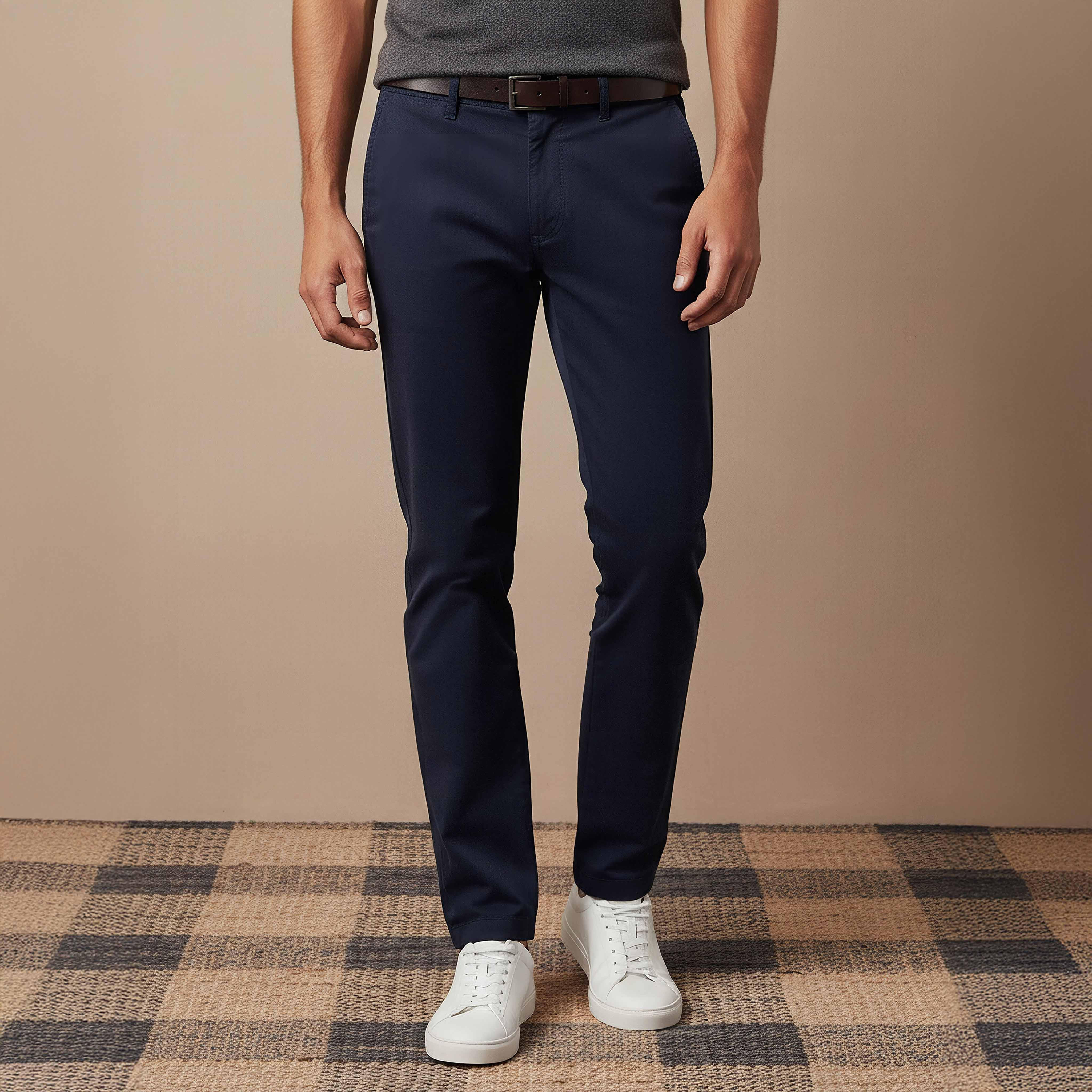Men Slim Fit Full Length Cotton Blend Chinos-men-clothing-bottoms-trousersandchinos-chinos-image-1