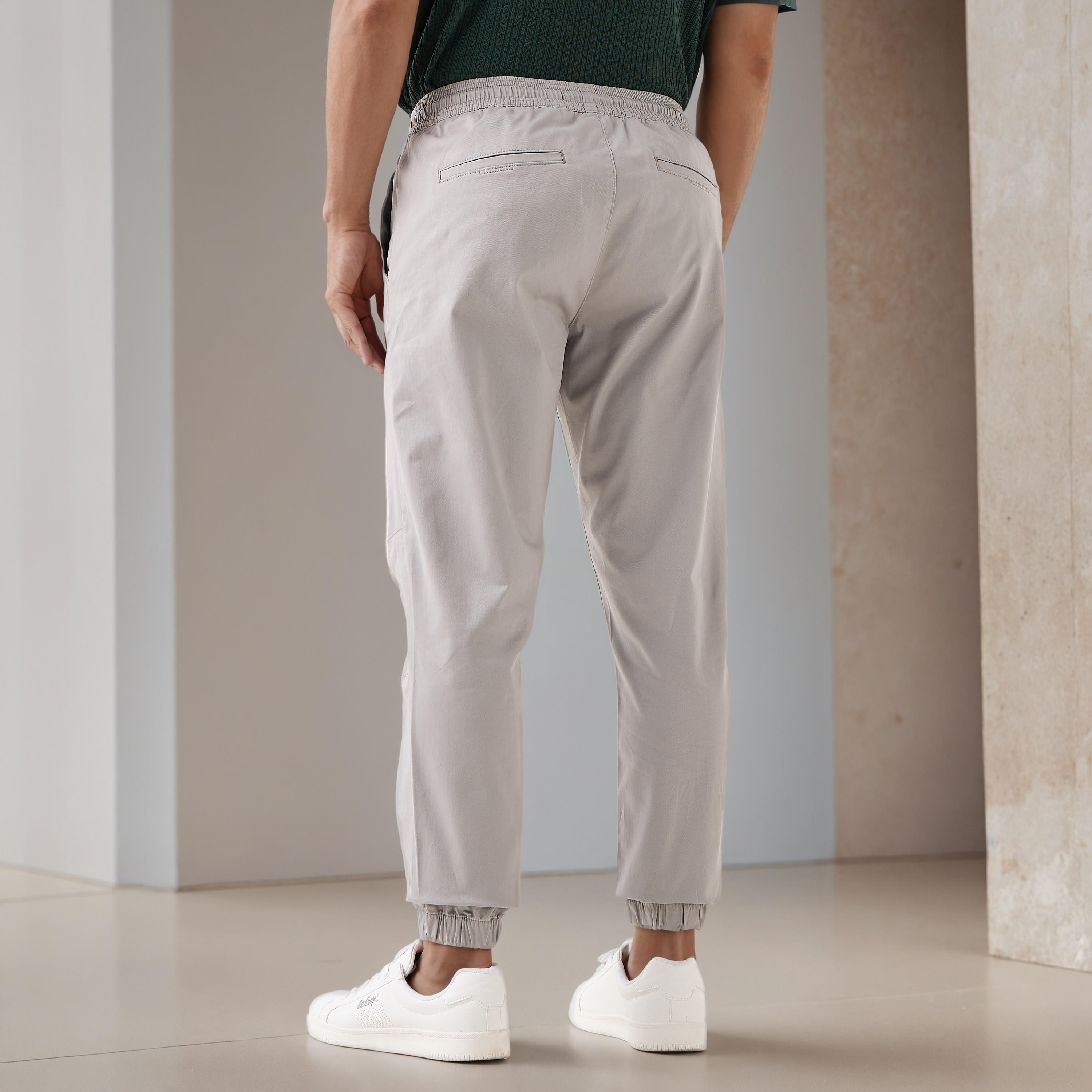 Drawstring Waist Flexi Waist Joggers-men-clothing-bottoms-joggers-image-3