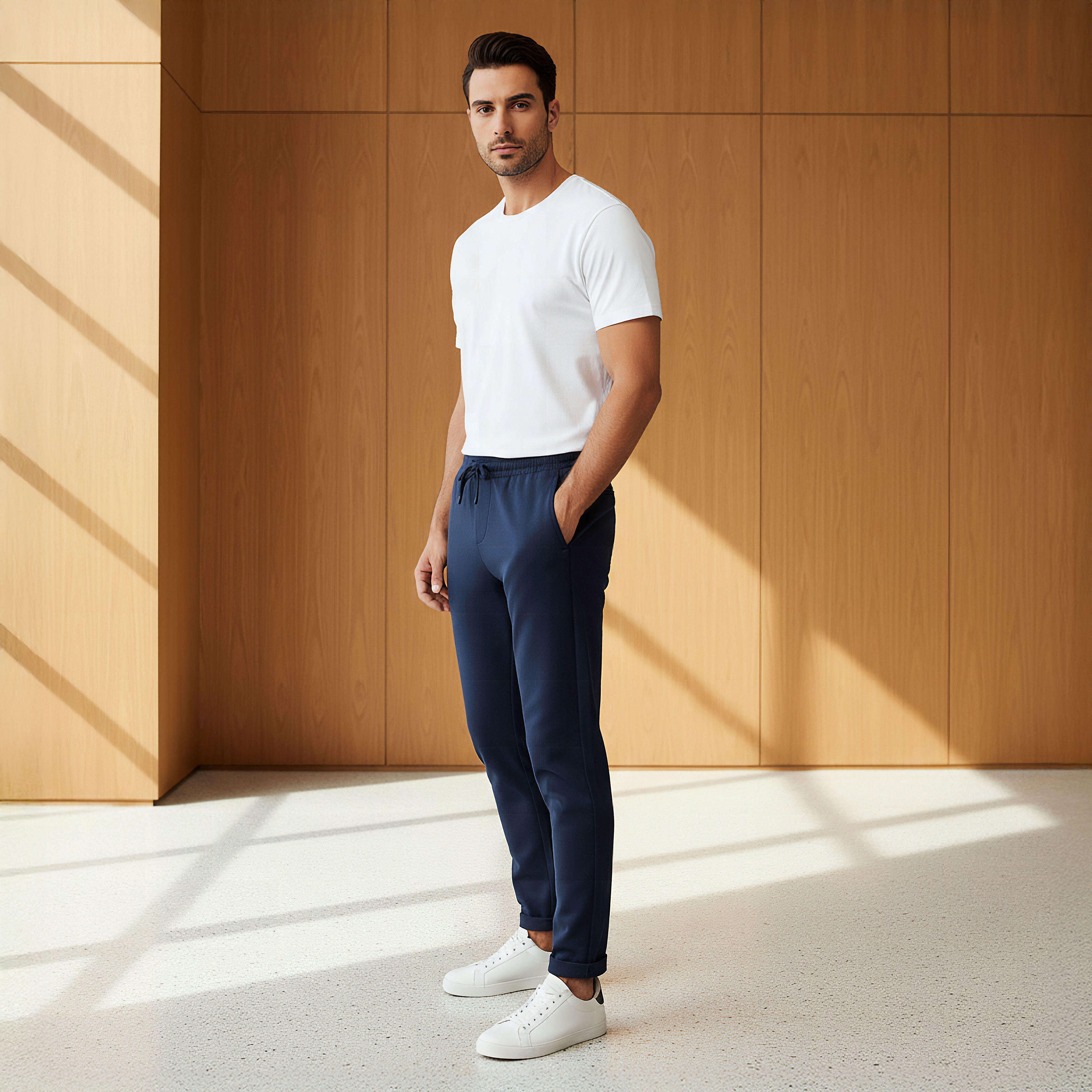 Pique Pull-On Flexi Waist Joggers-men-clothing-bottoms-joggers-image-2
