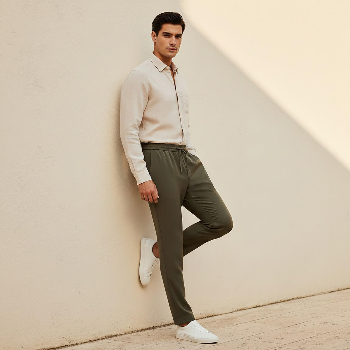 بنطلون رجالي بقصة عادية-men-clothing-bottoms-trousersandchinos-trousers-image-2