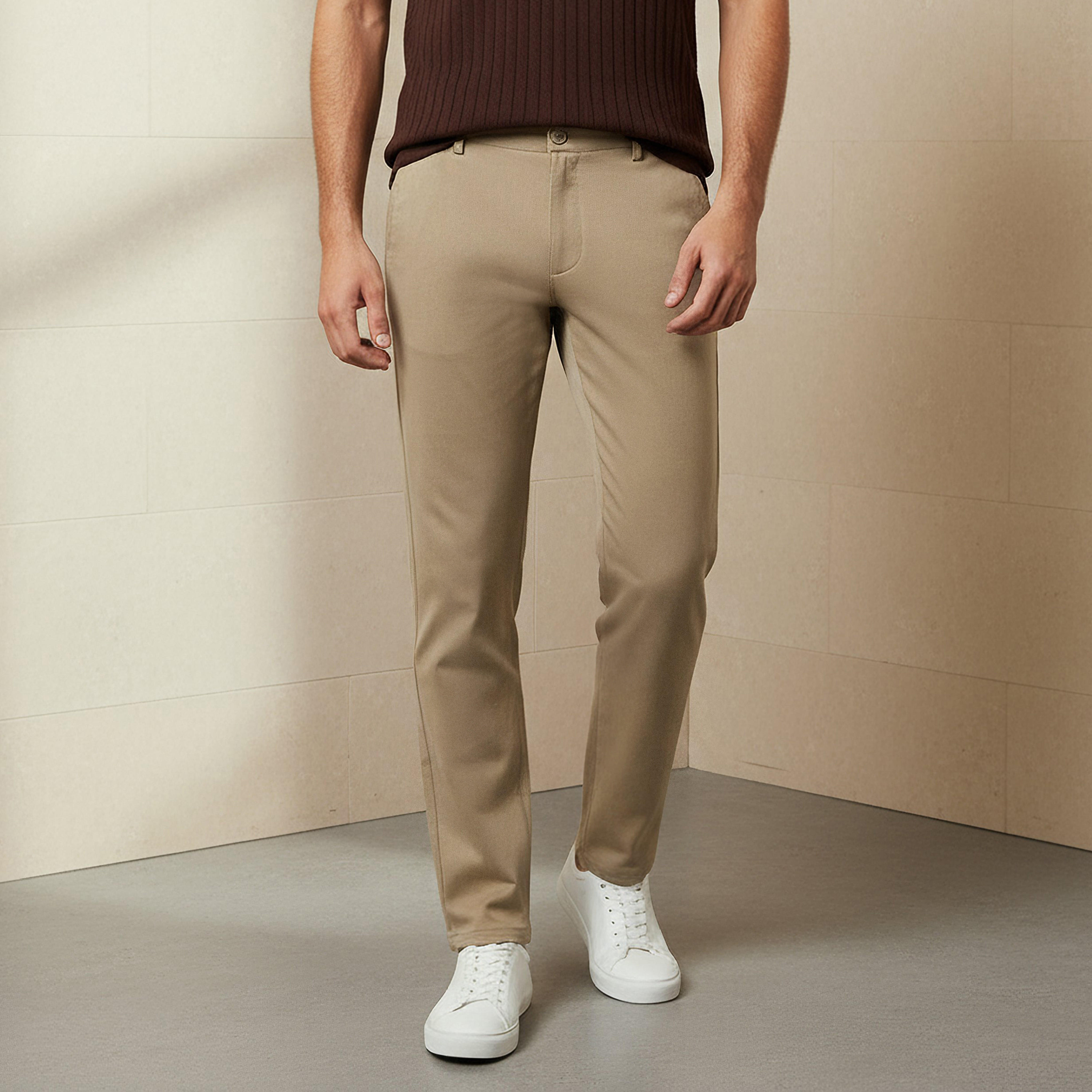 Men Regular Fit Trousers-men-clothing-bottoms-trousersandchinos-trousers-image-1