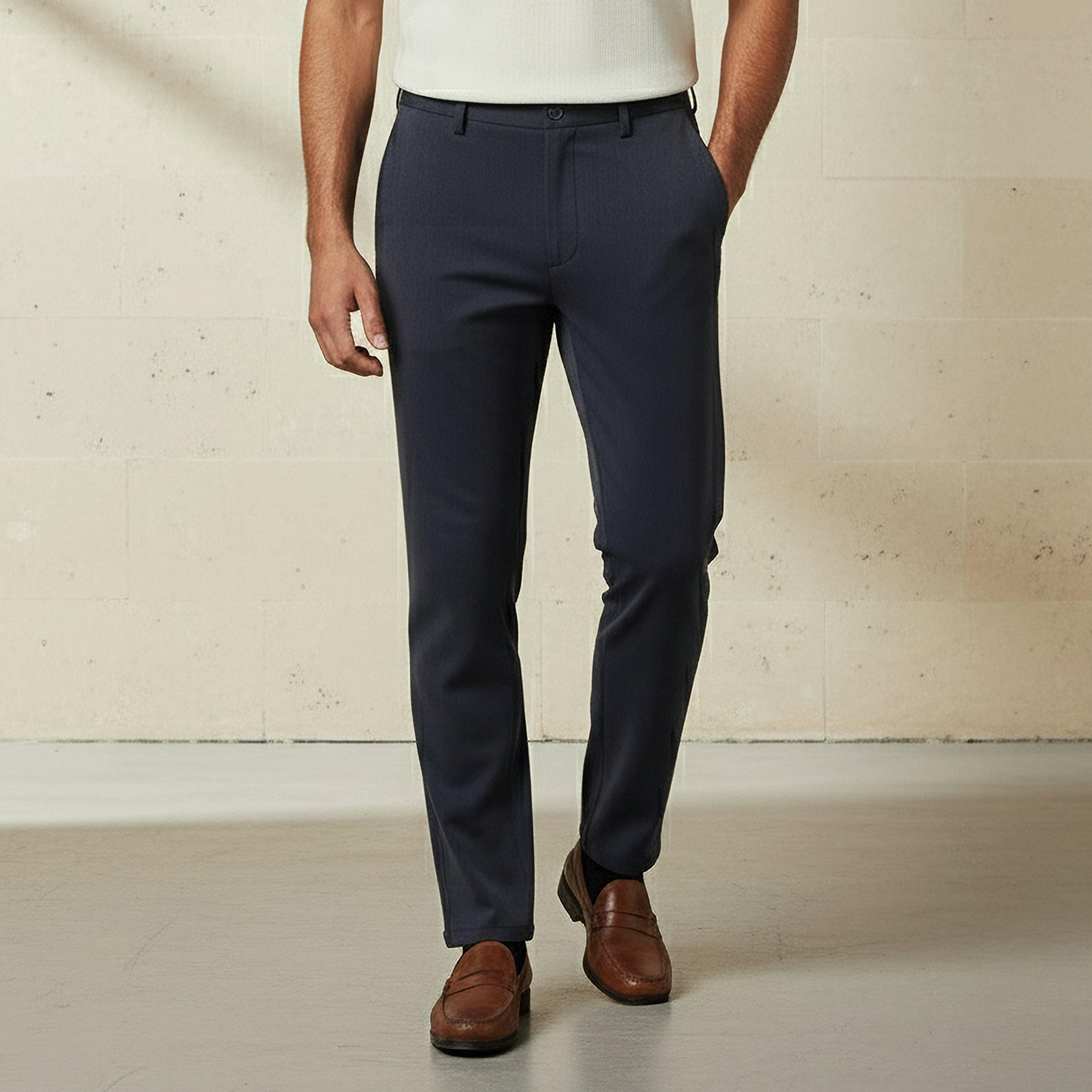 Men Regular Fit Trousers-men-clothing-bottoms-trousersandchinos-trousers-image-1