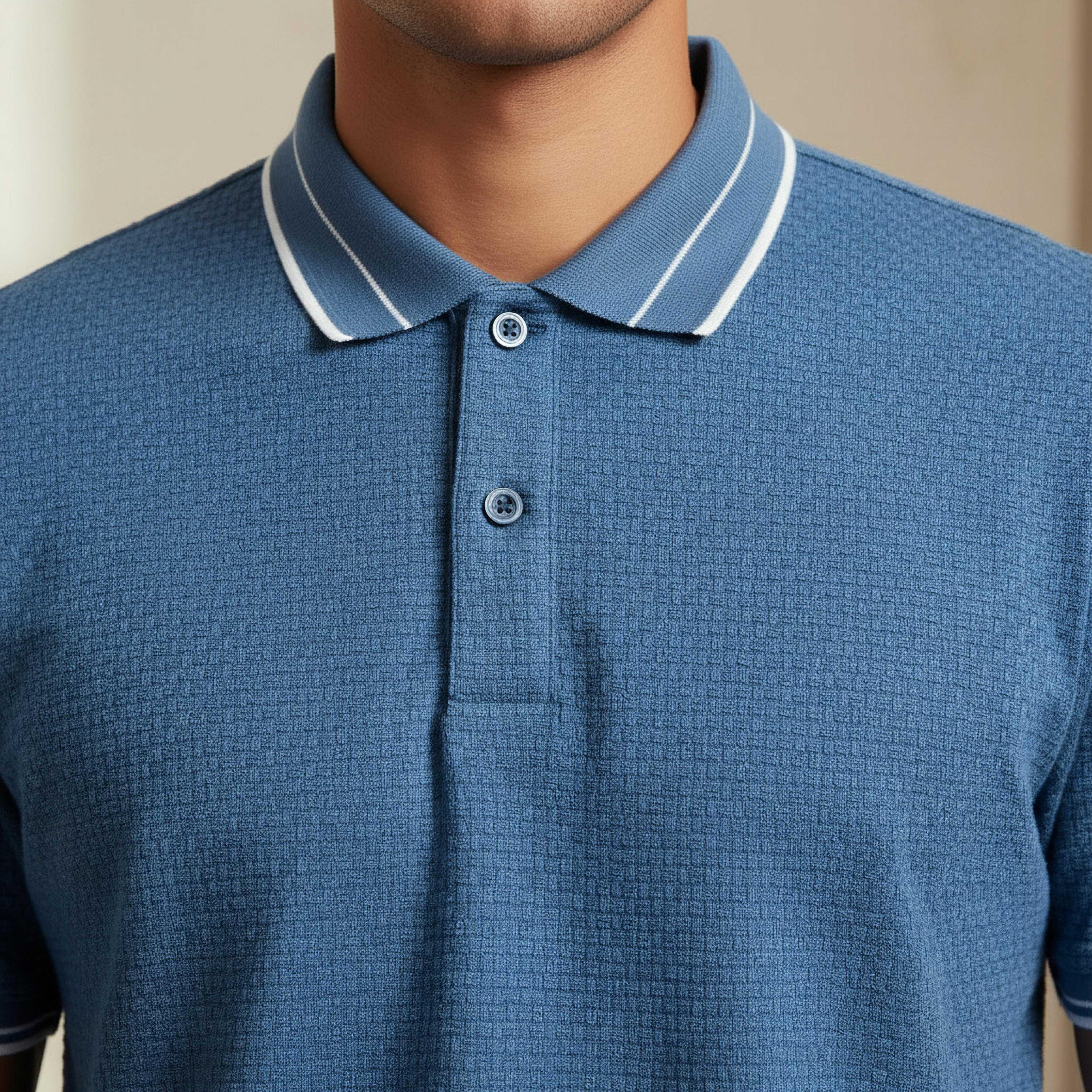 Men Short Sleeves Jacquard Polo T-shirt-men-clothing-tshirtsandpolos-polos-image-4