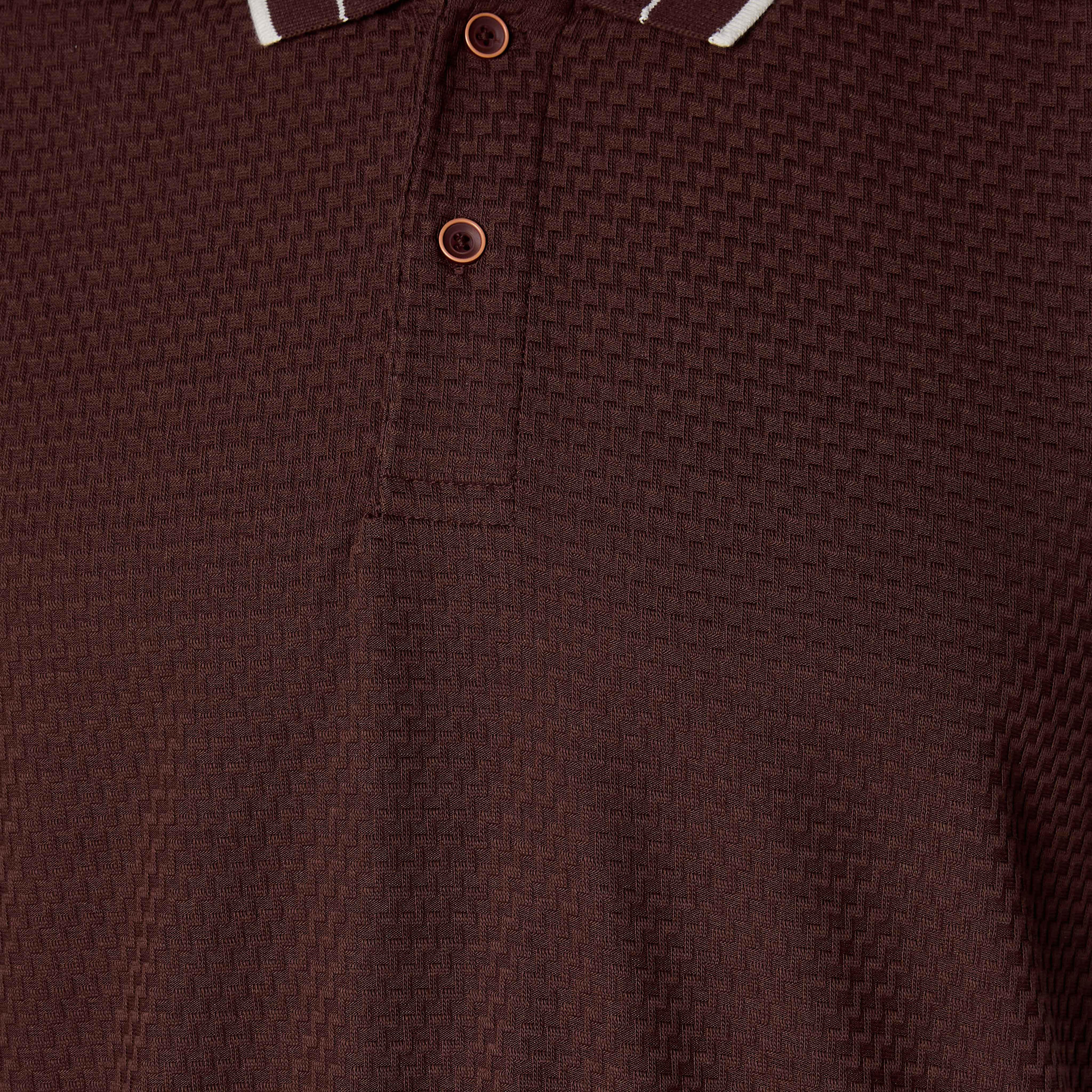 Men Short Sleeves Jacquard Polo T-shirt-men-clothing-tshirtsandpolos-polos-image-4