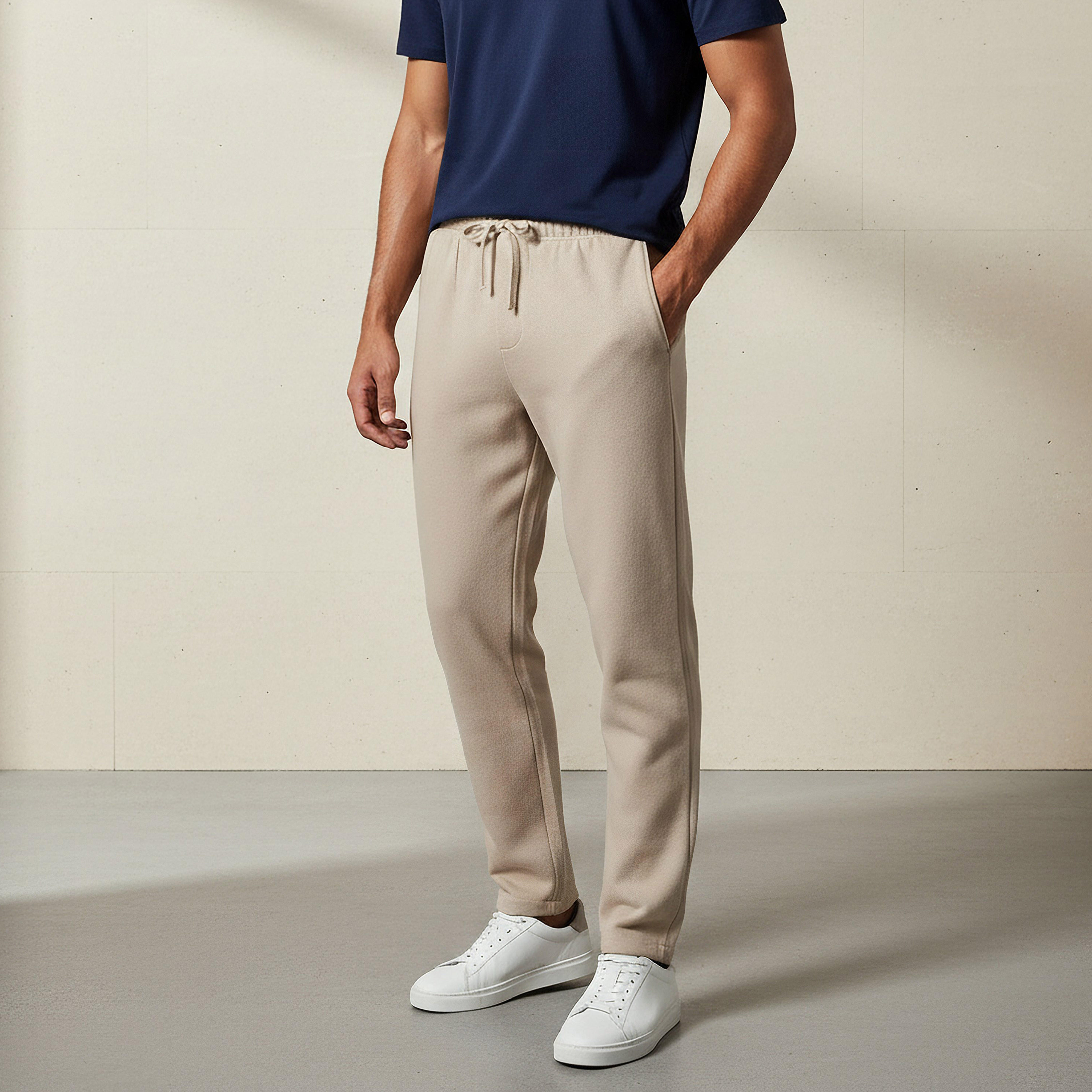 Men Regular Fit Trousers-men-clothing-coordsets-image-1