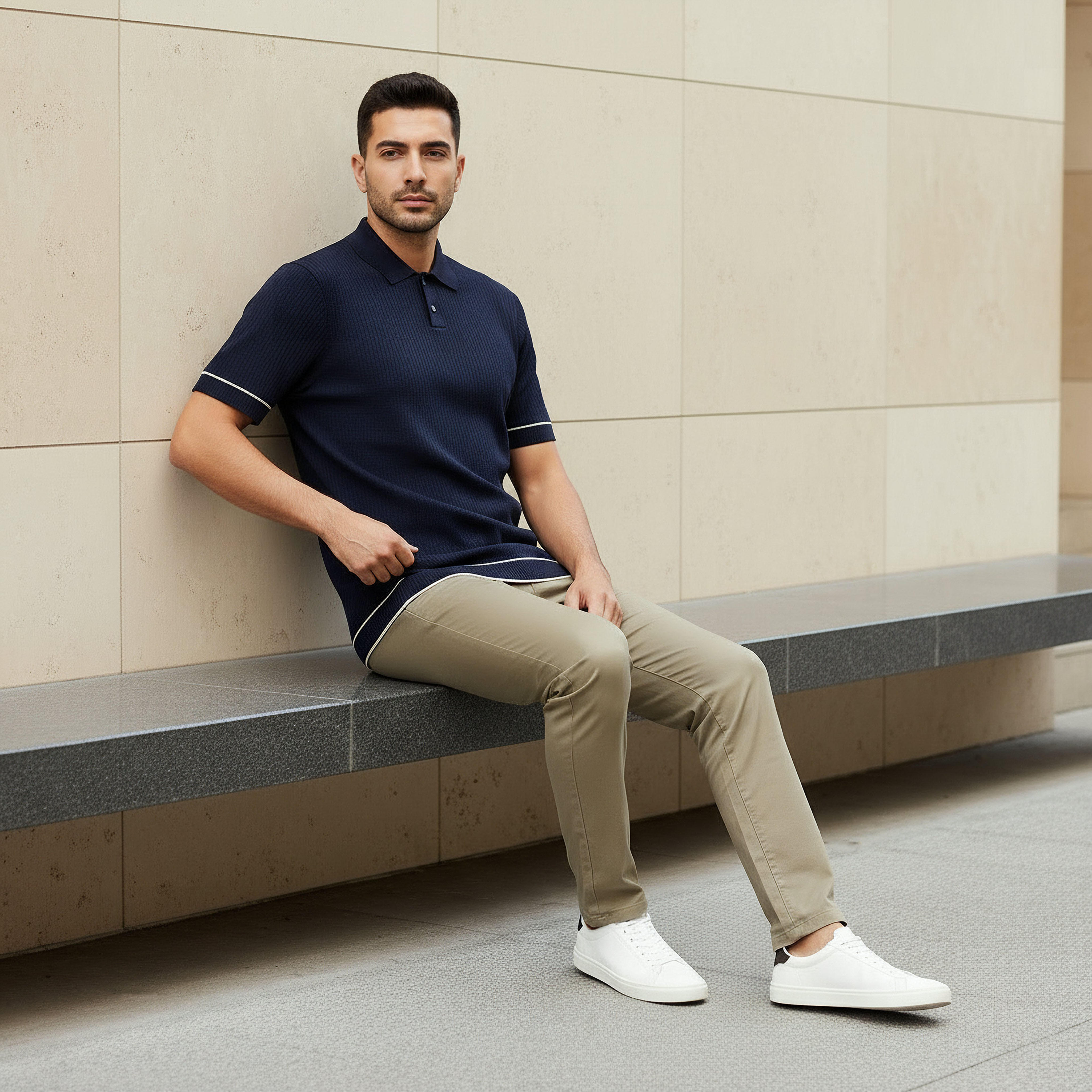 Men Short Sleeves Ribbed Polo T-shirt-men-clothing-tshirtsandpolos-polos-image-5