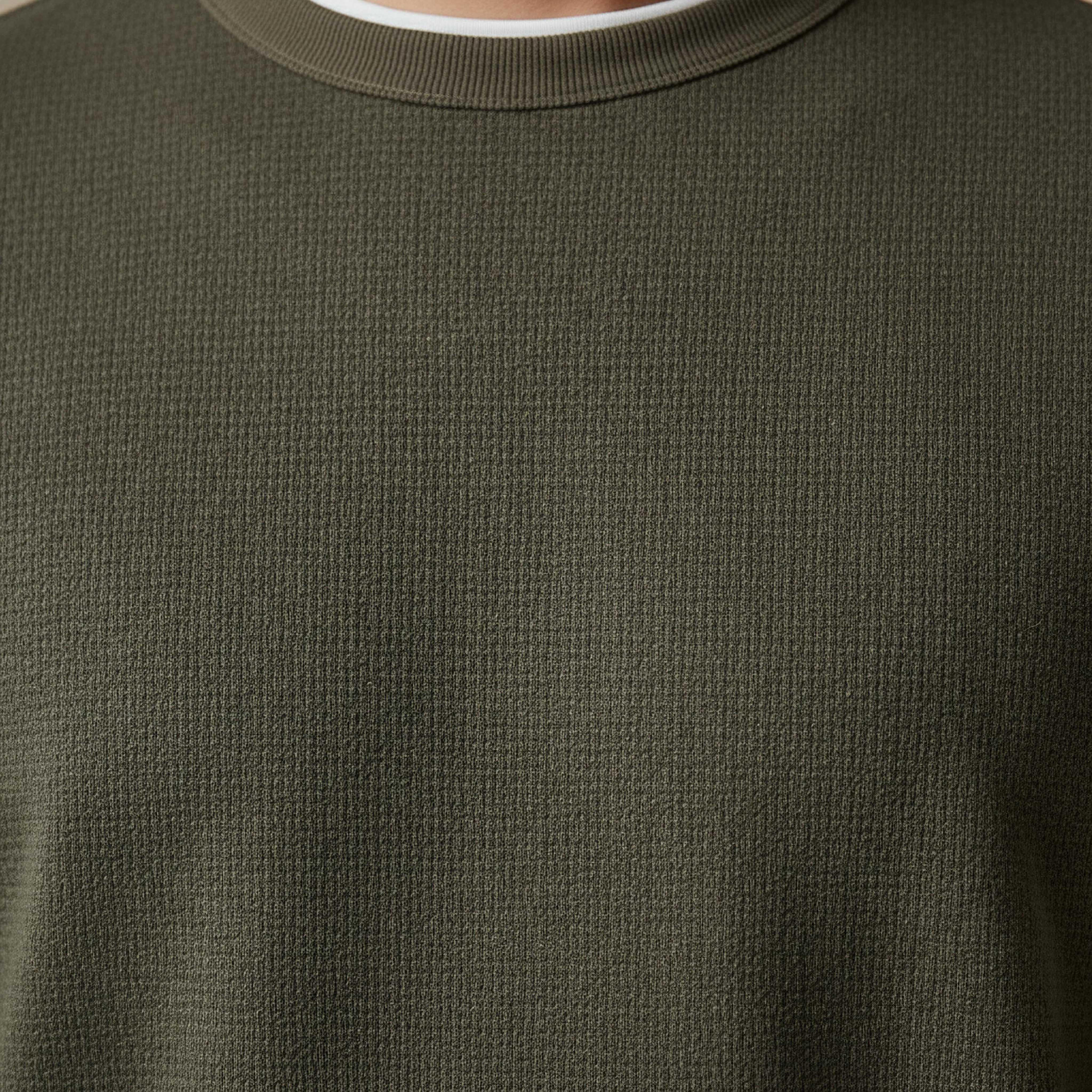 Men Slim Fit Textured Sweatshirt-men-winterwear-hoodiesandsweatshirts-image-4