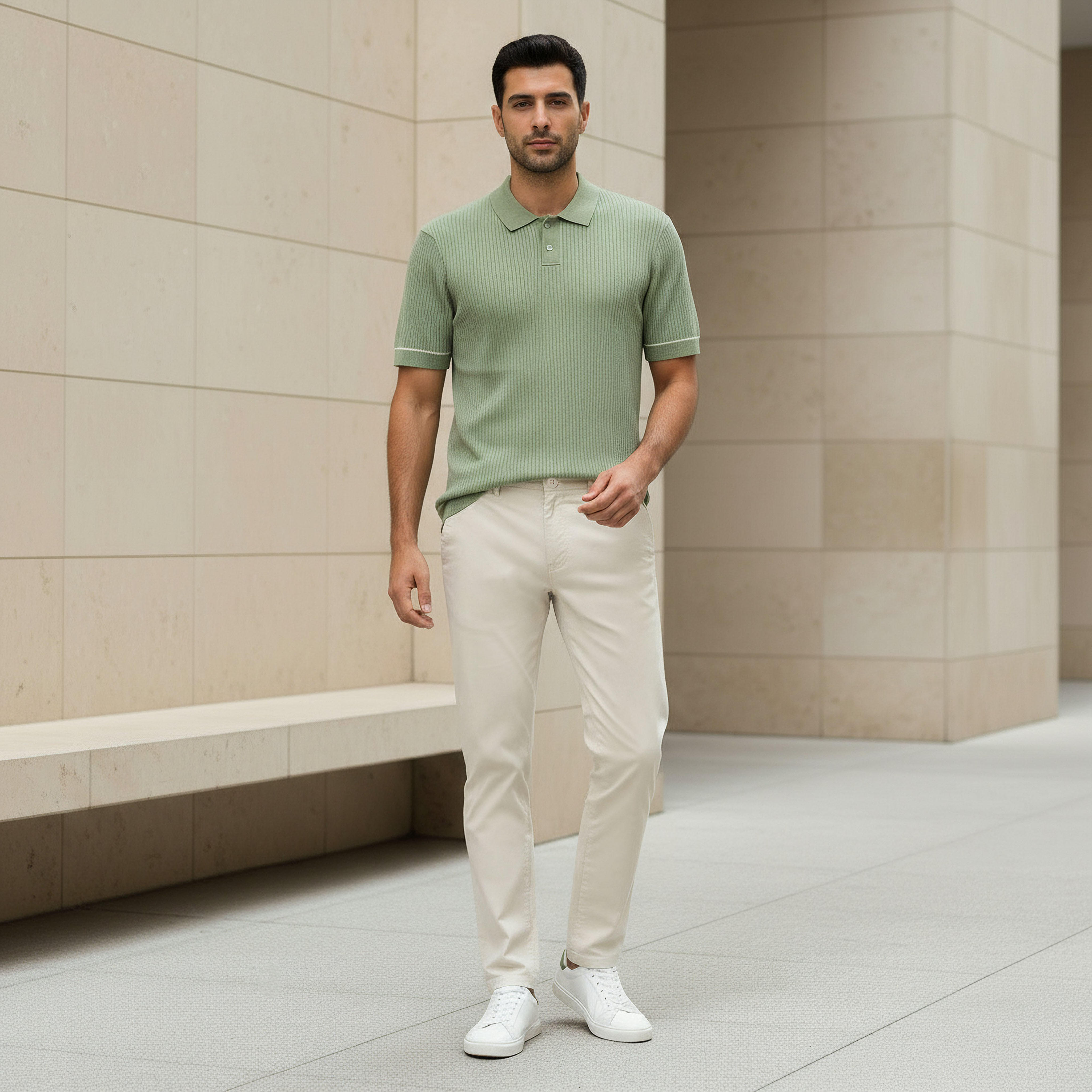 Men Slim Fit Chinos with Pockets-men-clothing-bottoms-trousersandchinos-chinos-image-2