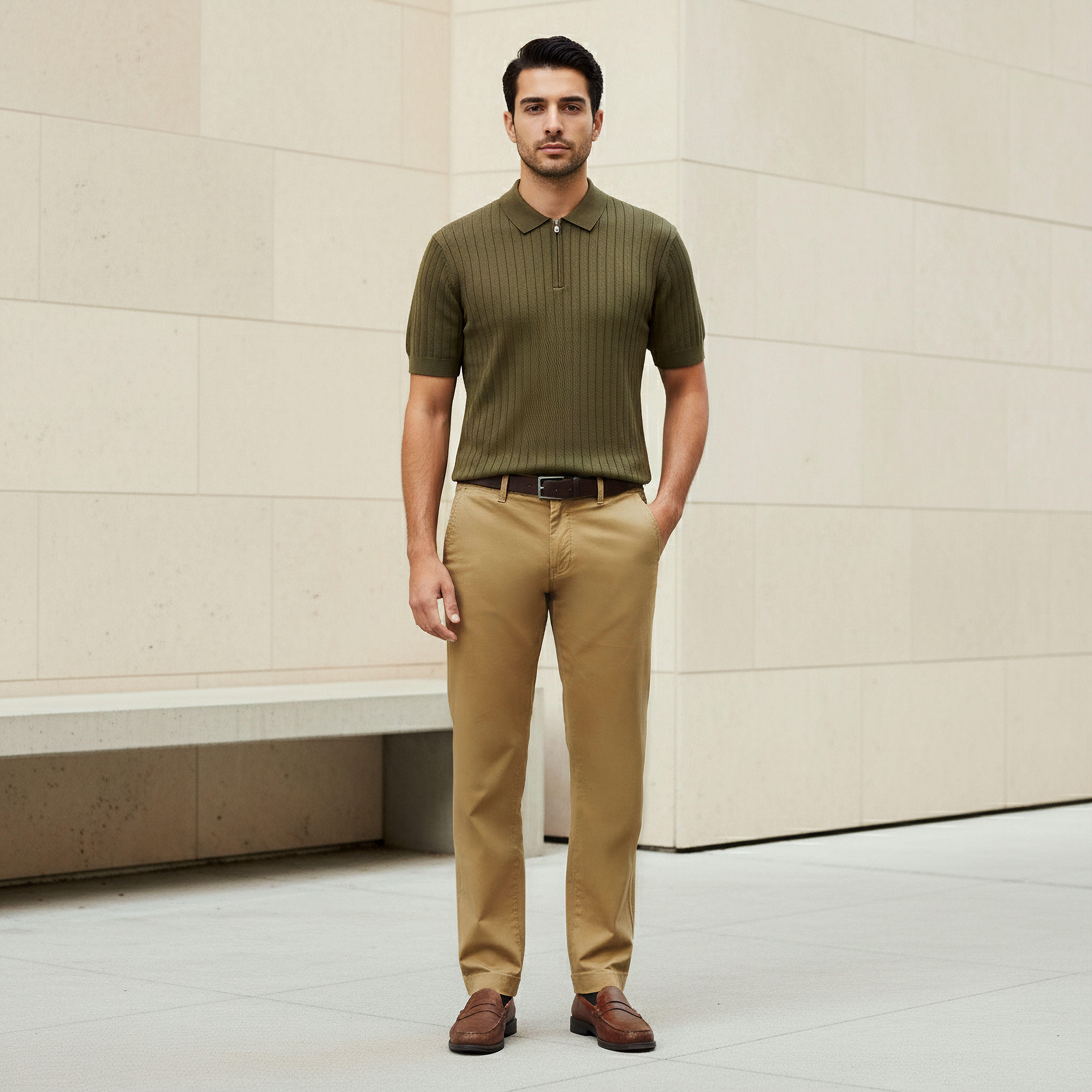 Men Slim Fit Belted Cotton Chinos-PROMO_SP_SA_2FOR169_110625-image-6