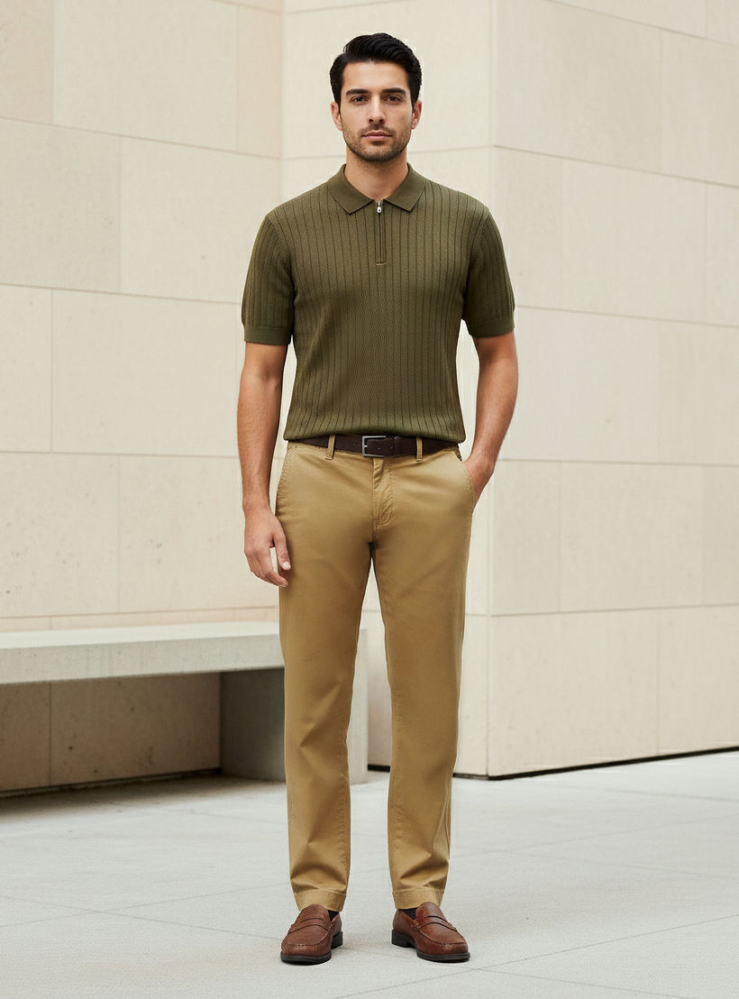Men Slim Fit Belted Cotton Chinos-men-clothing-bottoms-trousersandchinos-chinos-image-2