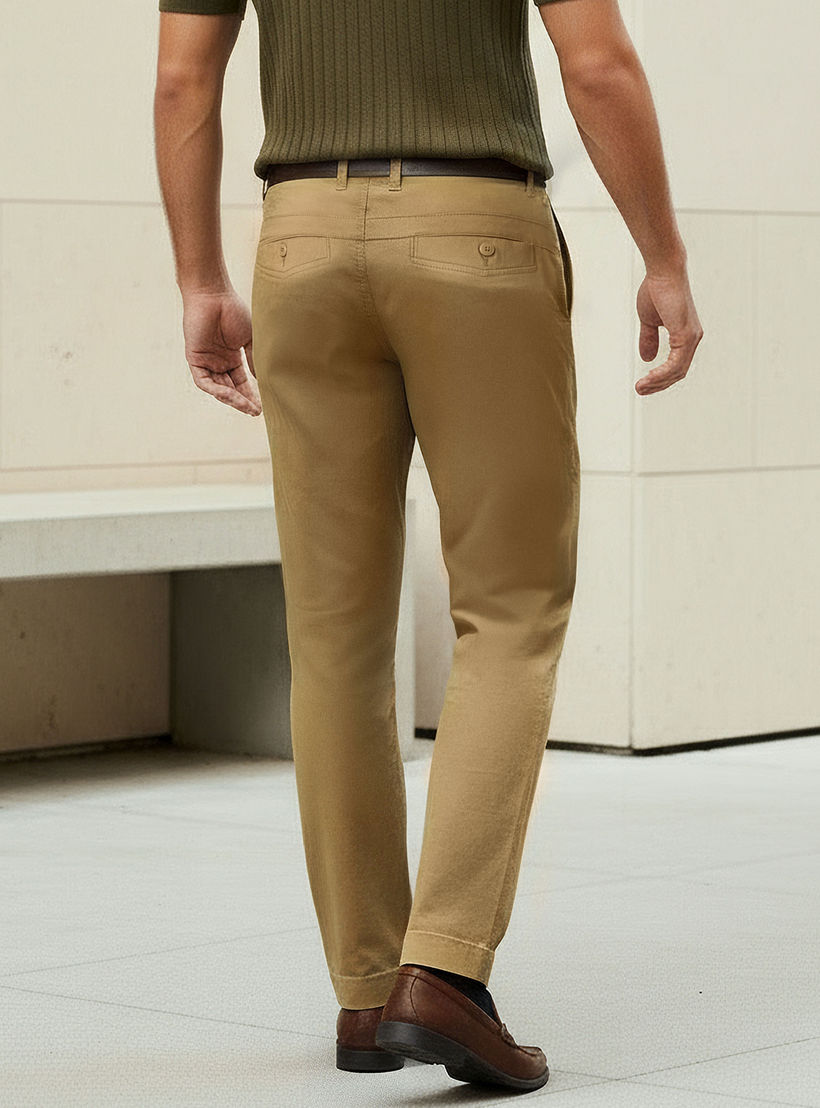 Men Slim Fit Belted Cotton Chinos-men-clothing-bottoms-trousersandchinos-chinos-image-3