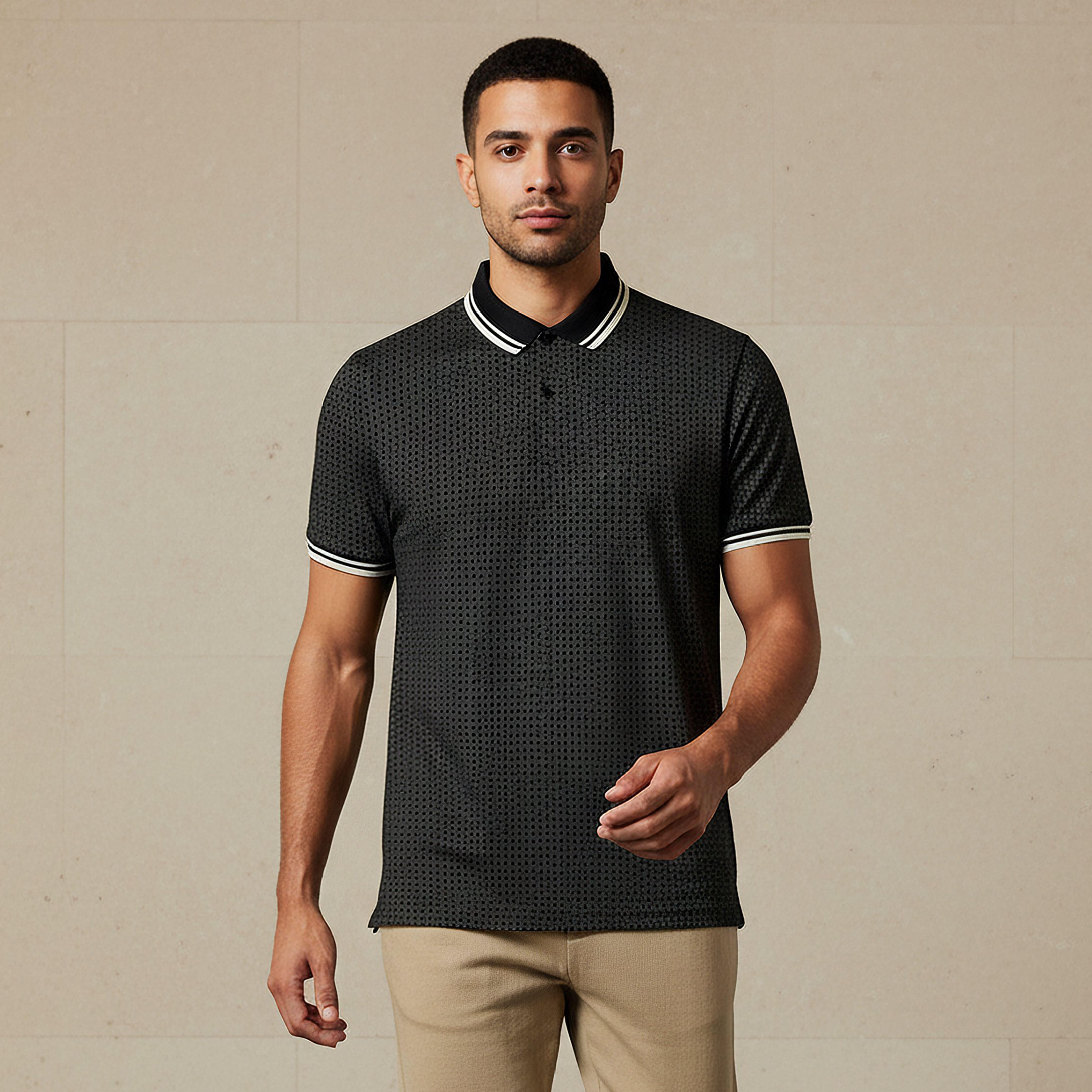 Men Short Sleeves Printed Polo T-shirt-men-clothing-tshirtsandpolos-polos-image-1