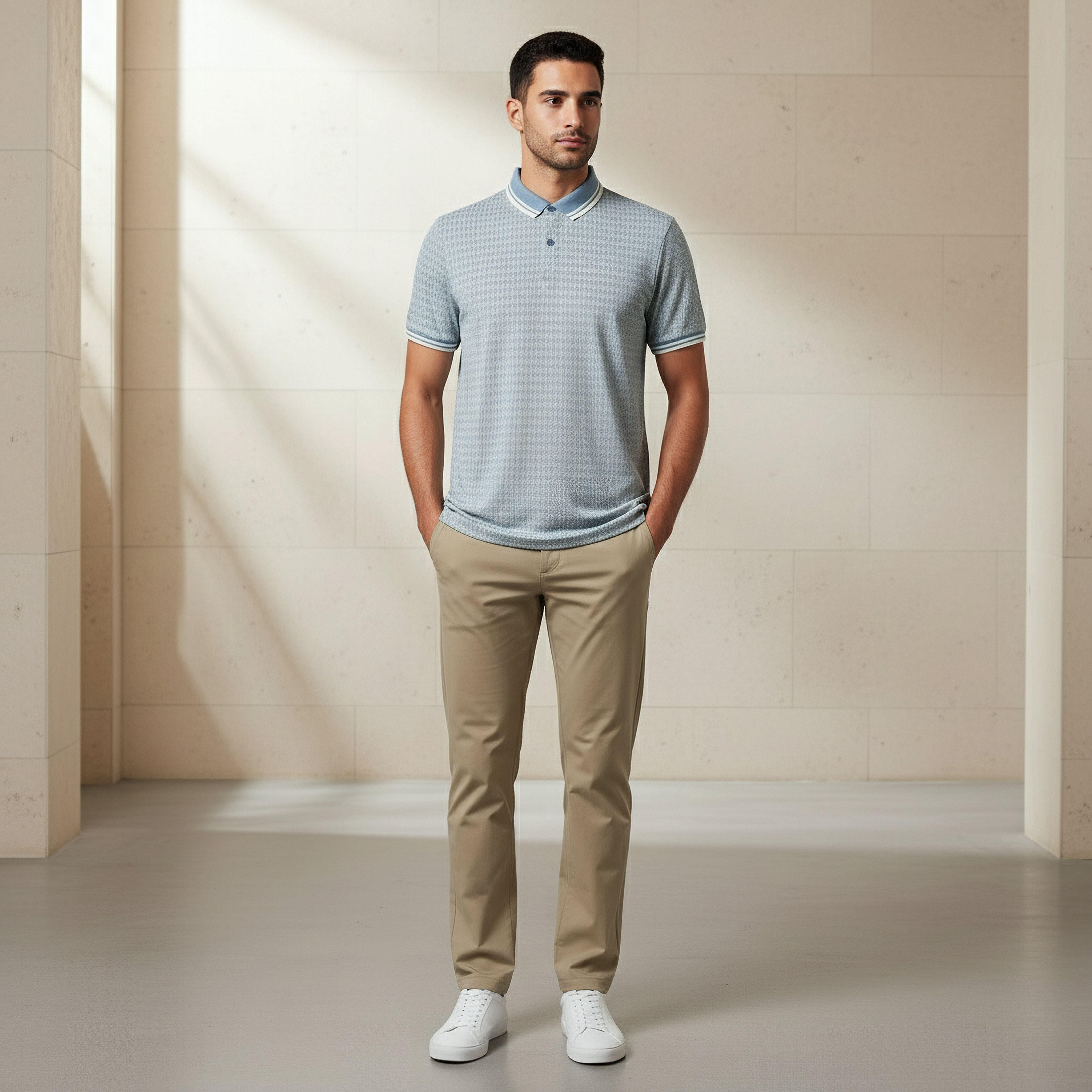 Men Short Sleeves Printed Polo T-shirt-men-clothing-tshirtsandpolos-polos-image-2