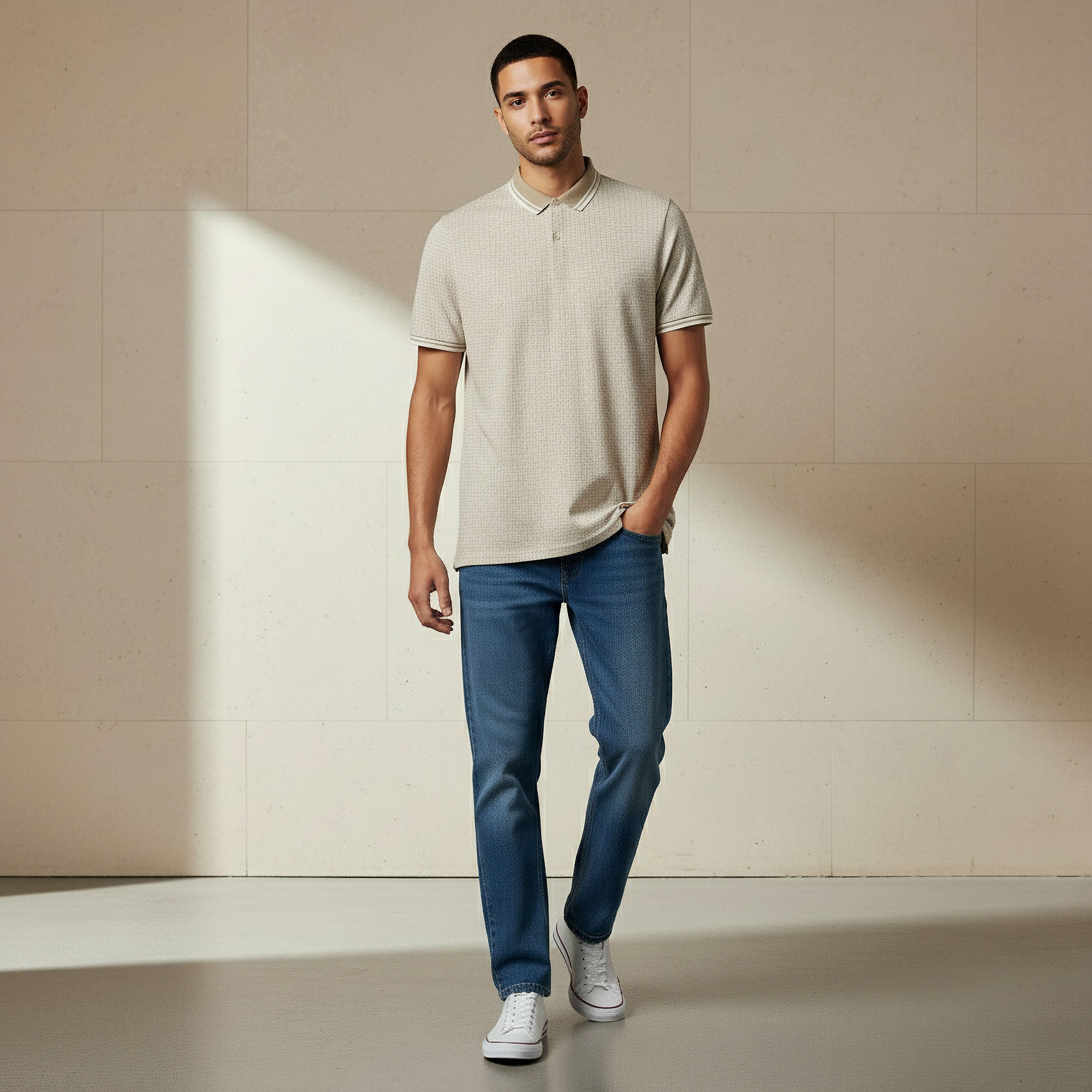 Men Short Sleeves Printed Polo T-shirt-men-clothing-tshirtsandpolos-polos-image-2
