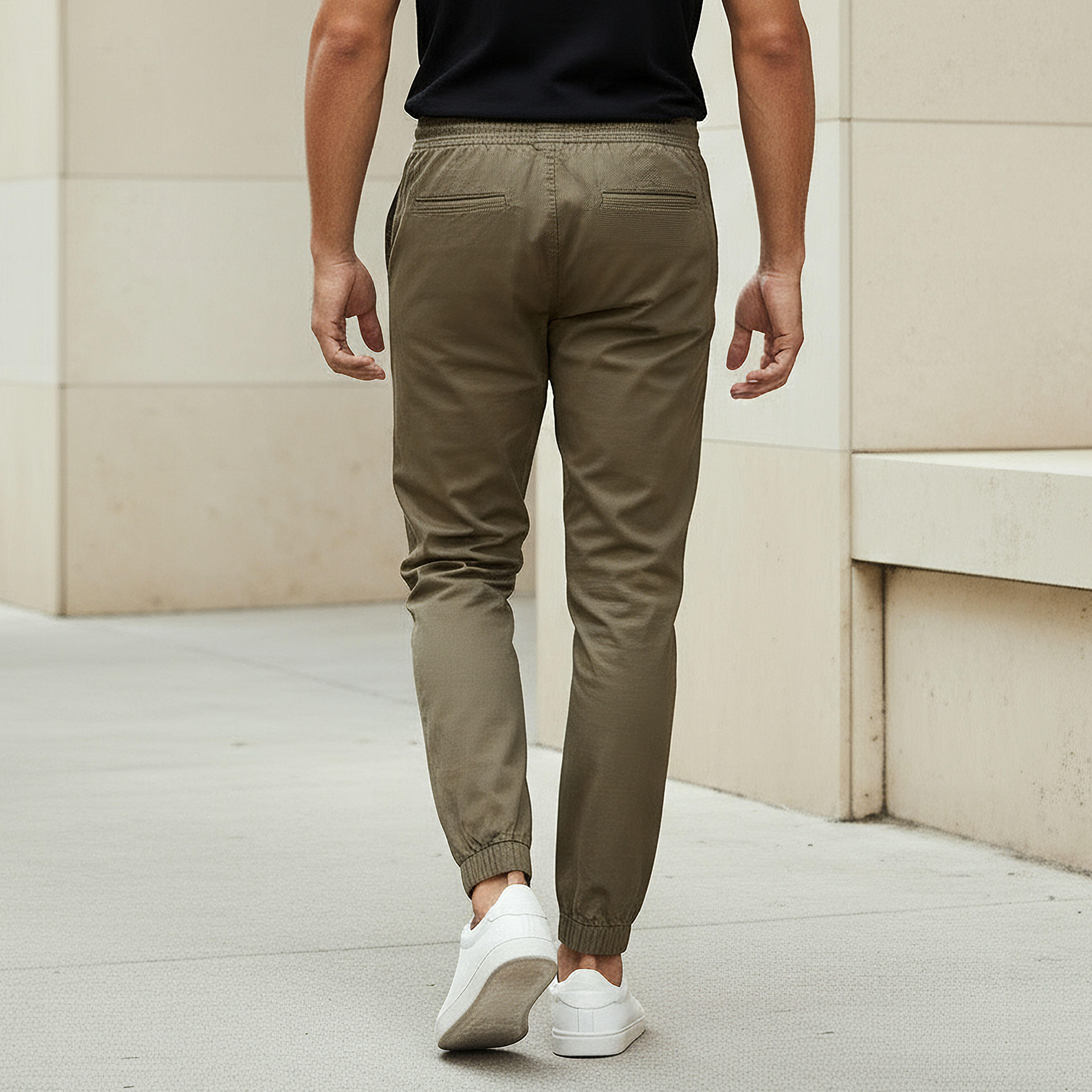 Men Slim Fit Joggers with Pockets-men-clothing-bottoms-joggers-image-3