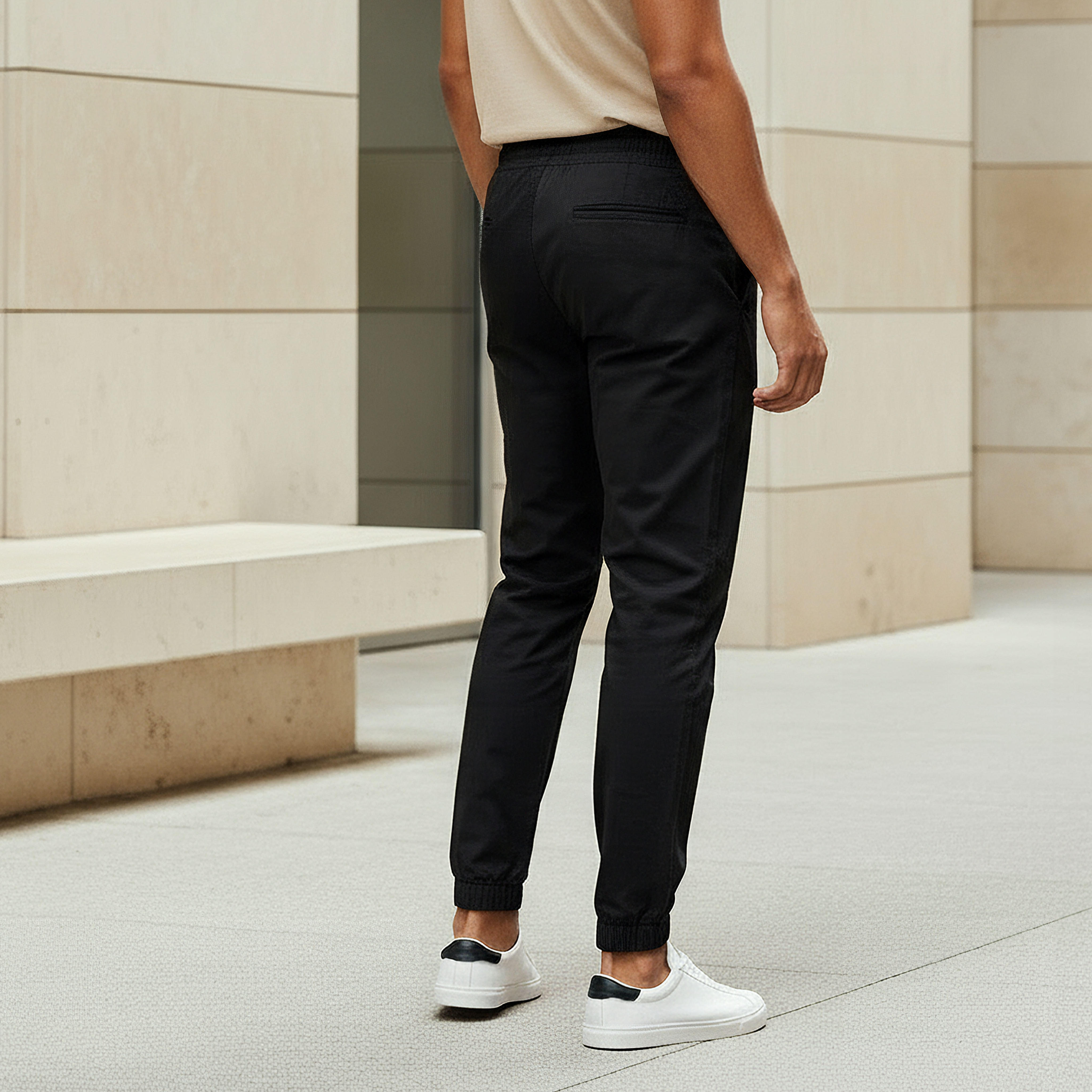 Men Slim Fit Joggers with Pockets-men-clothing-bottoms-joggers-image-3