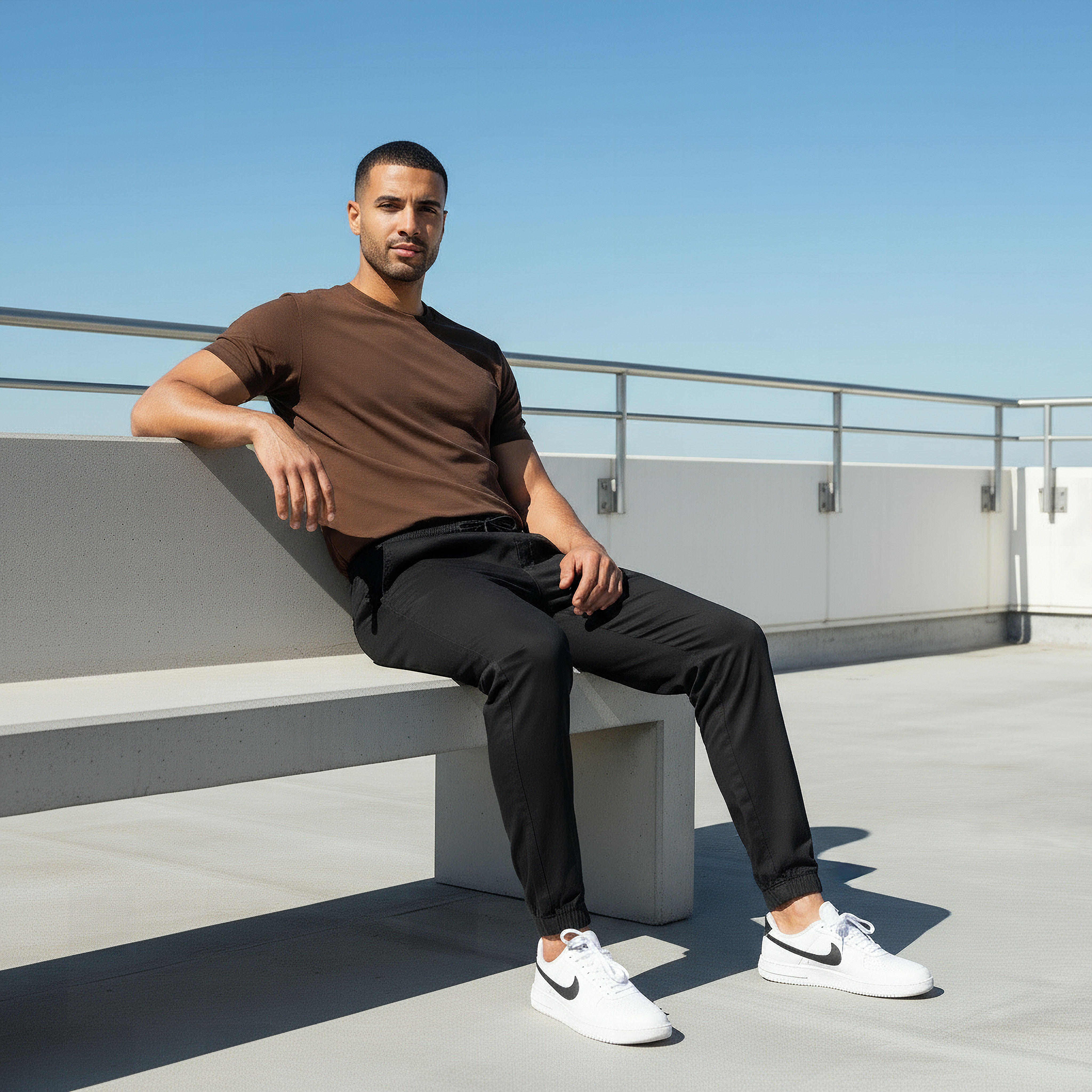 Men Slim Fit Joggers with Pockets-men-clothing-bottoms-joggers-image-5