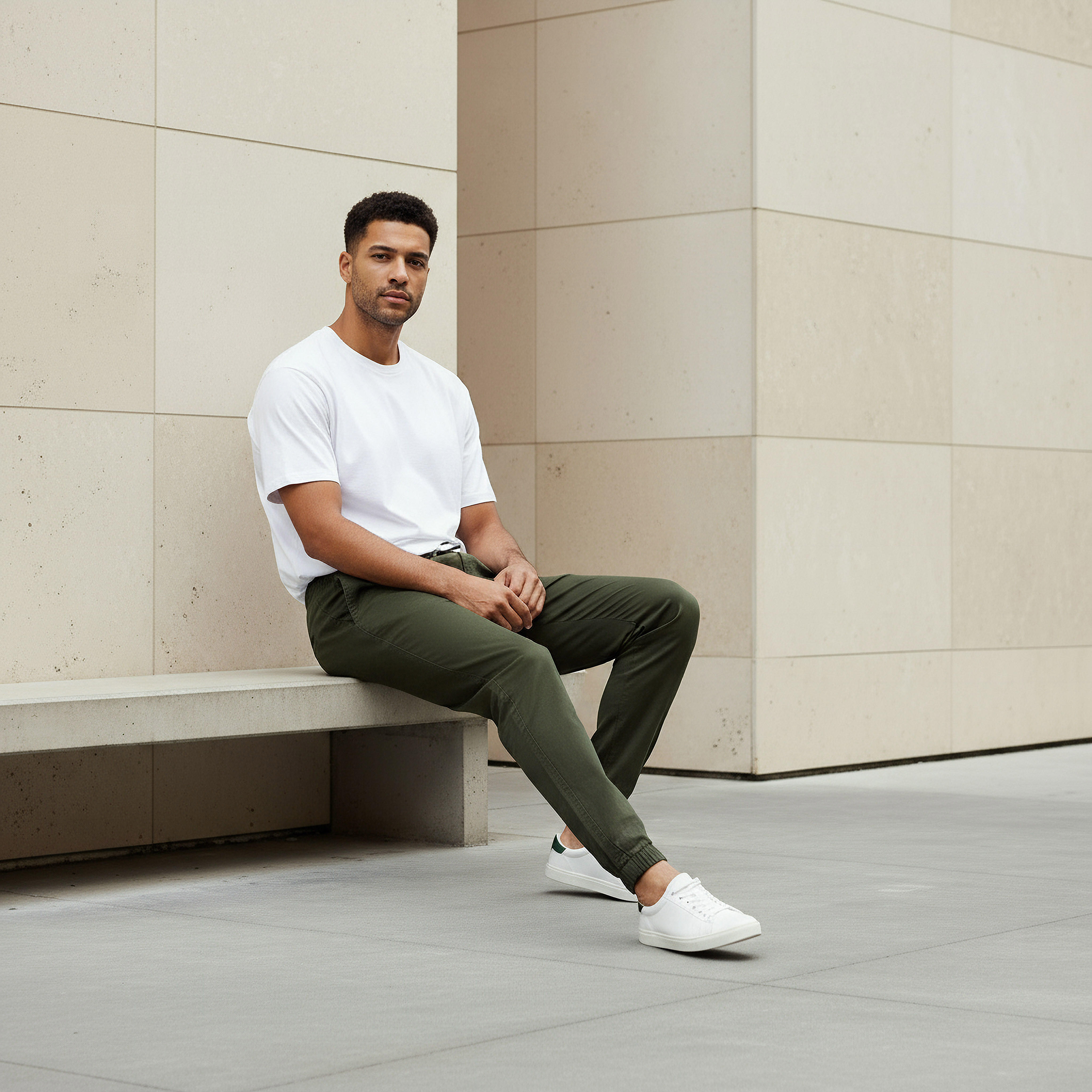 بنطلون رياضي بقصّة سليم وجيوب للرجال-men-clothing-bottoms-joggers-image-2