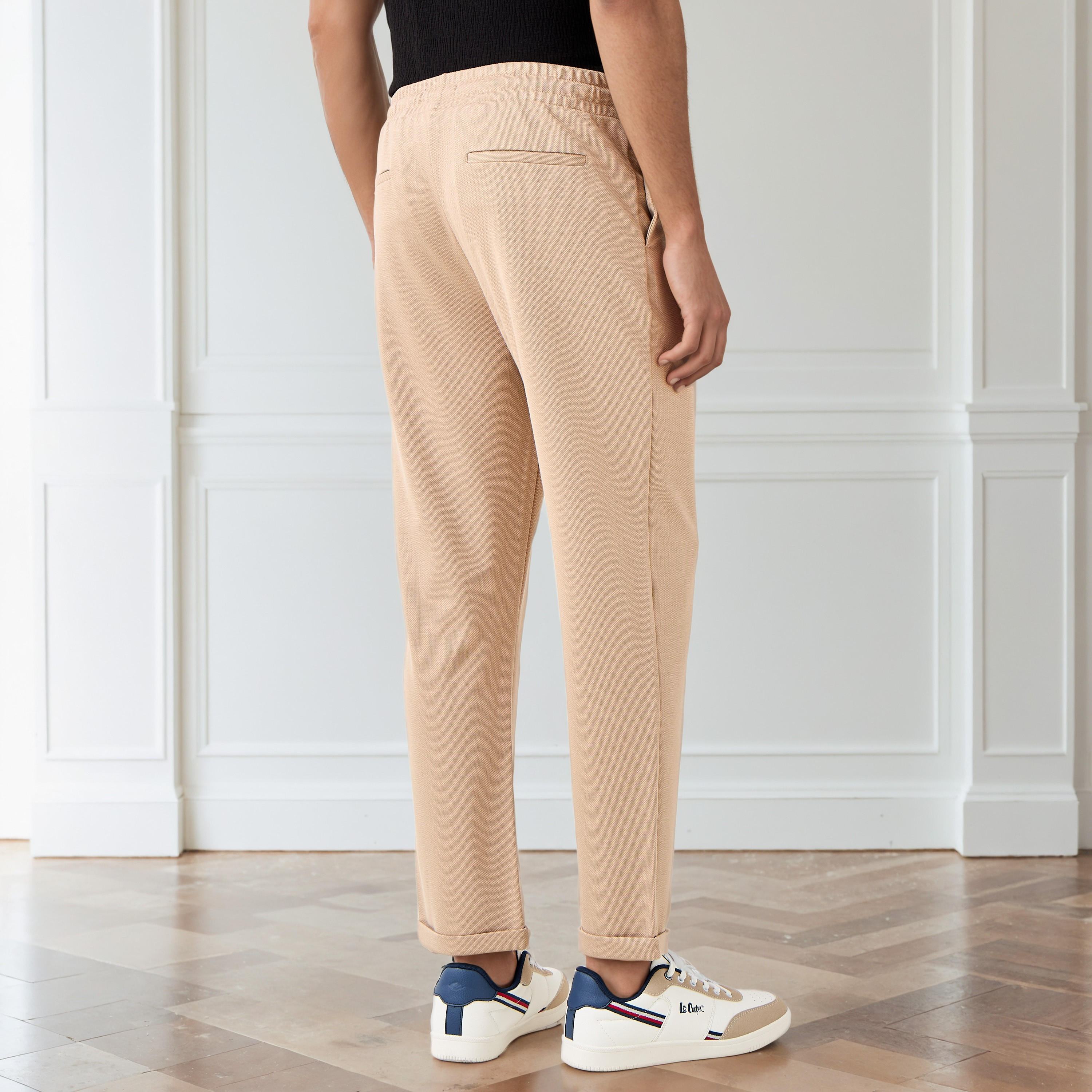 Men Slim Fit Pique Pants-men-clothing-bottoms-trousersandchinos-trousers-image-3