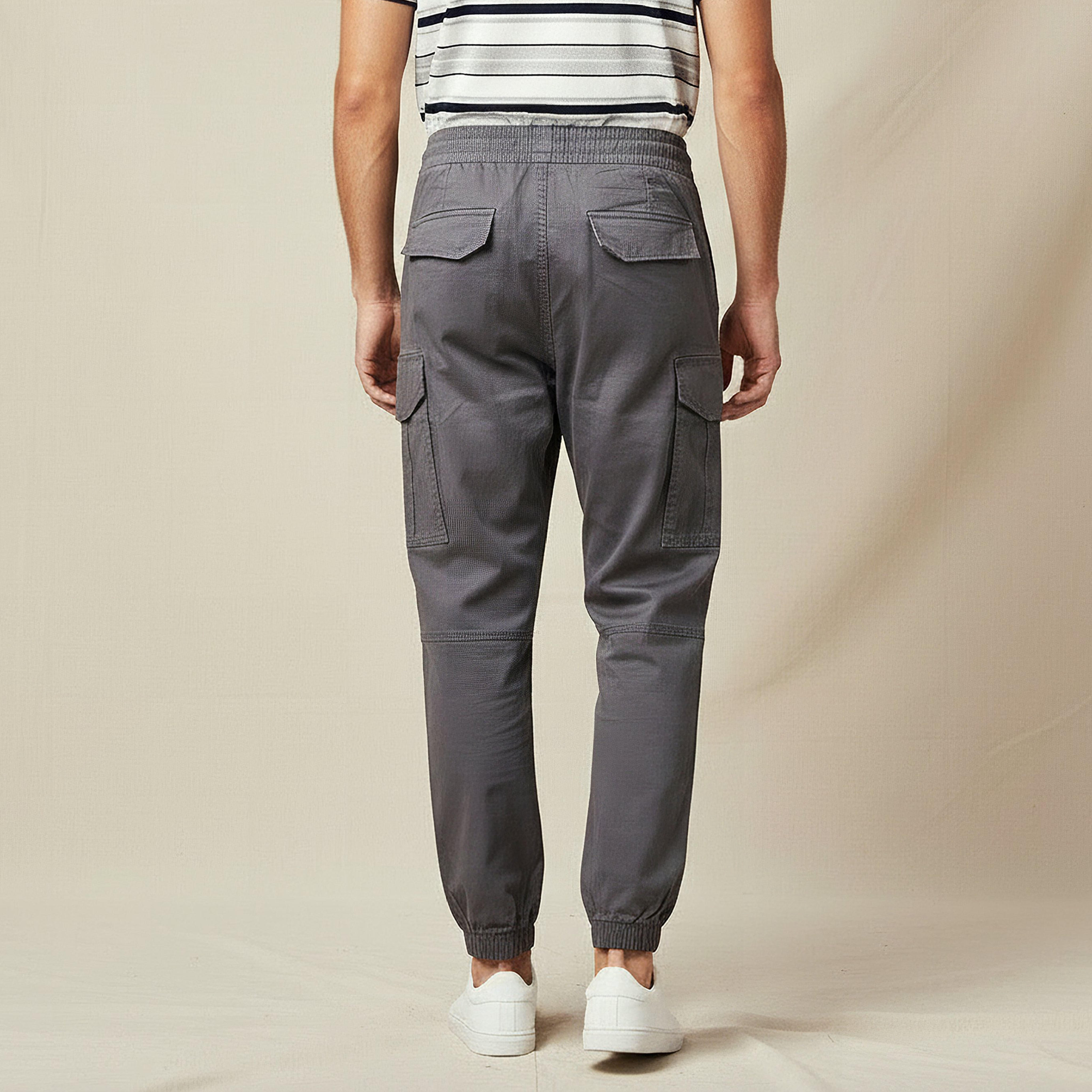 Men Slim Fit Cargo Pants-men-clothing-bottoms-joggers-image-3